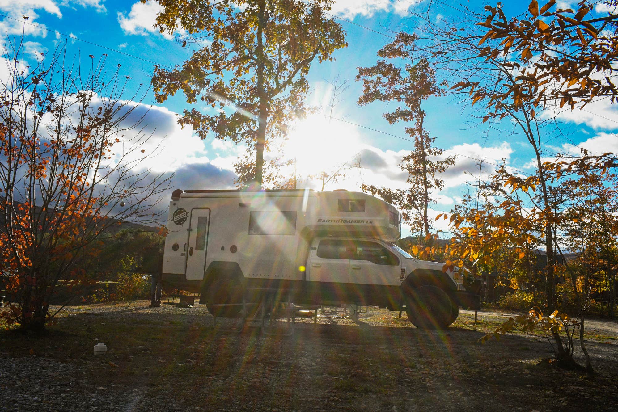 The Dyrt's photo of rv camping at Lone Mountain River Front Campground near Jay, ME