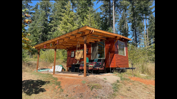 Eric L.'s photo of a cabin at Zen Garden Sanctuary Spa near Monroe, OR