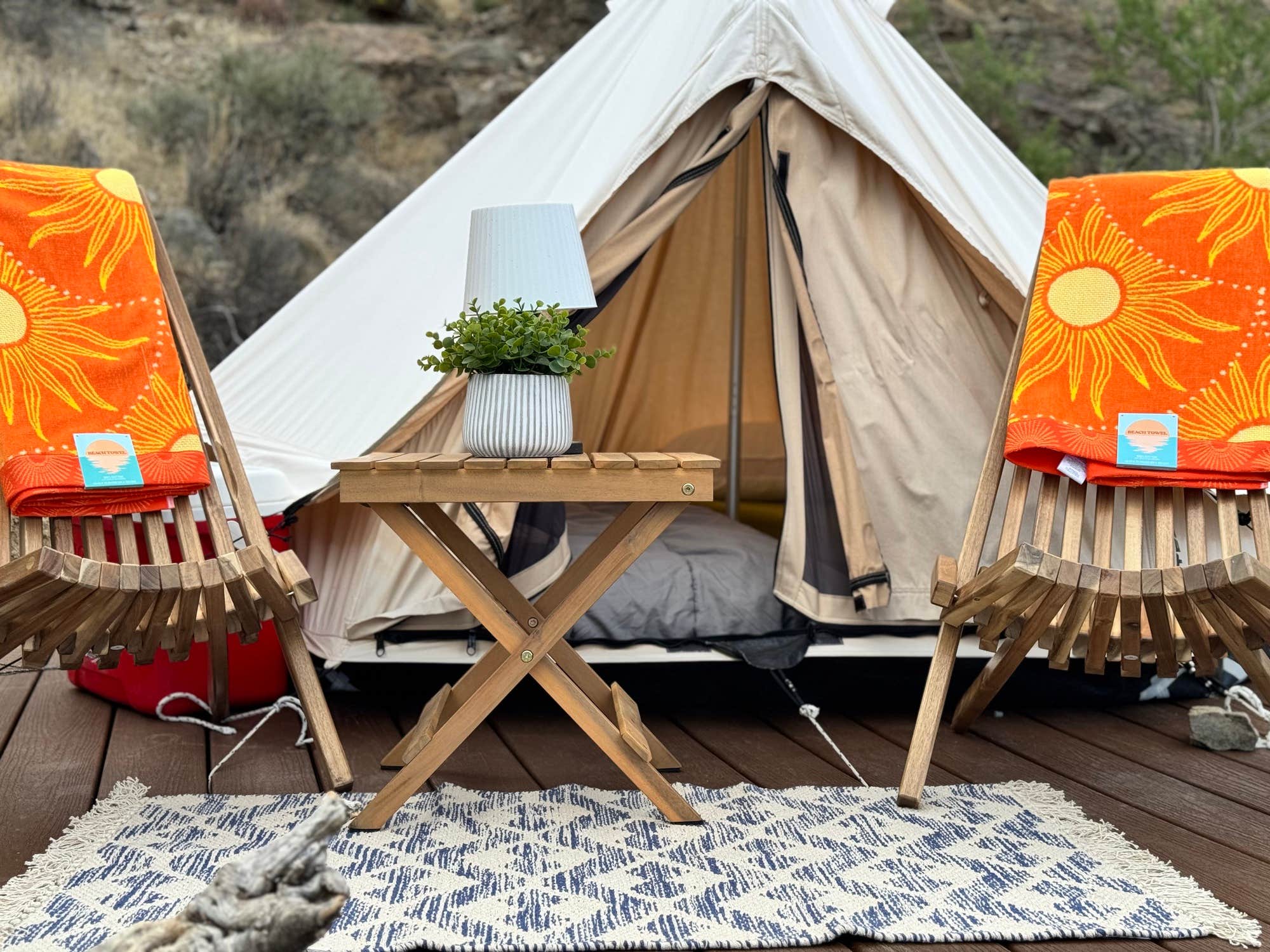 The Dyrt's photo of tent camping at Vegas Glamping near Willow Beach, AZ