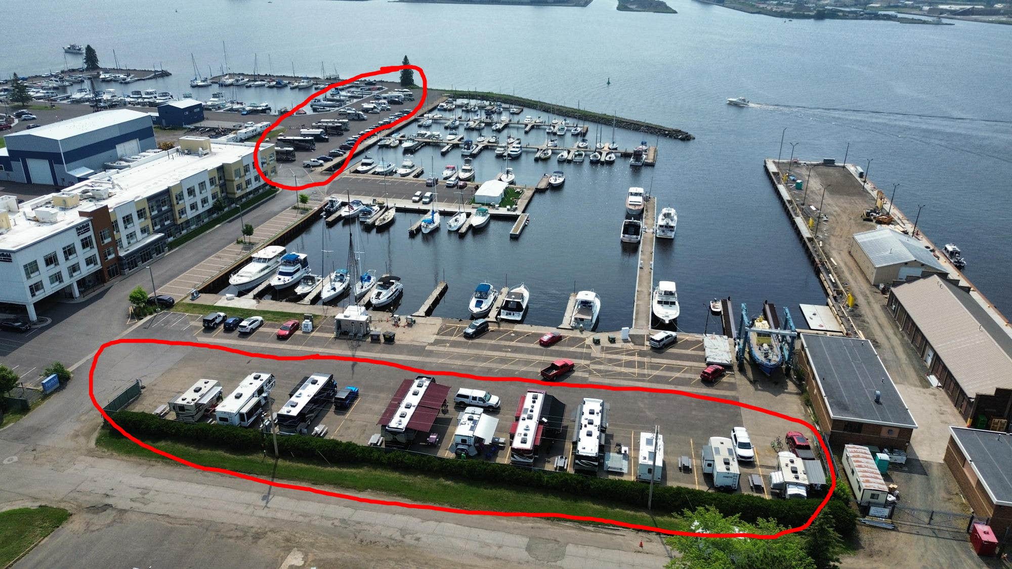 Camper-submitted photo at Lakehead Boat Basin near South Range, WI