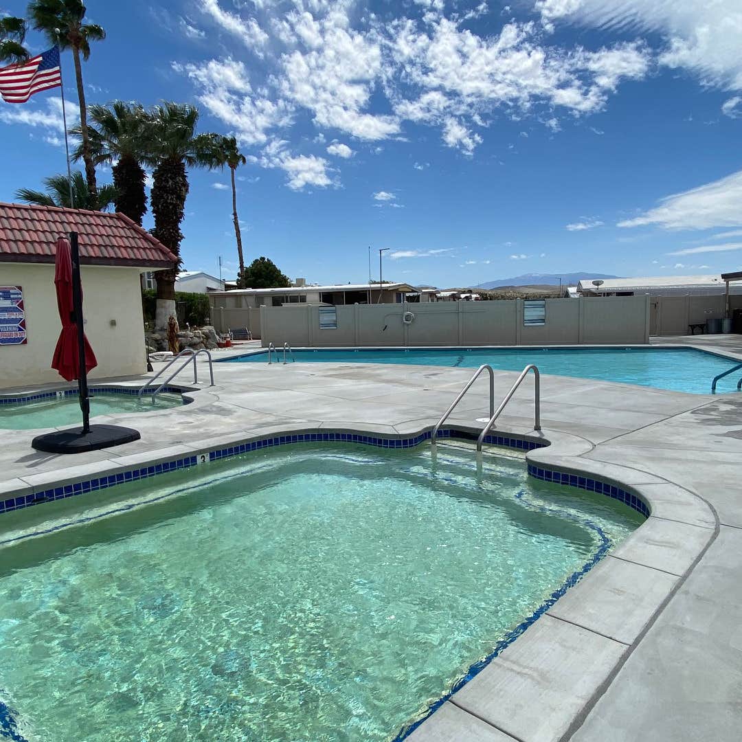 Camping near Elliott's Sky Ranch: Sparkling Waters RV Park, Desert Hot Springs, California