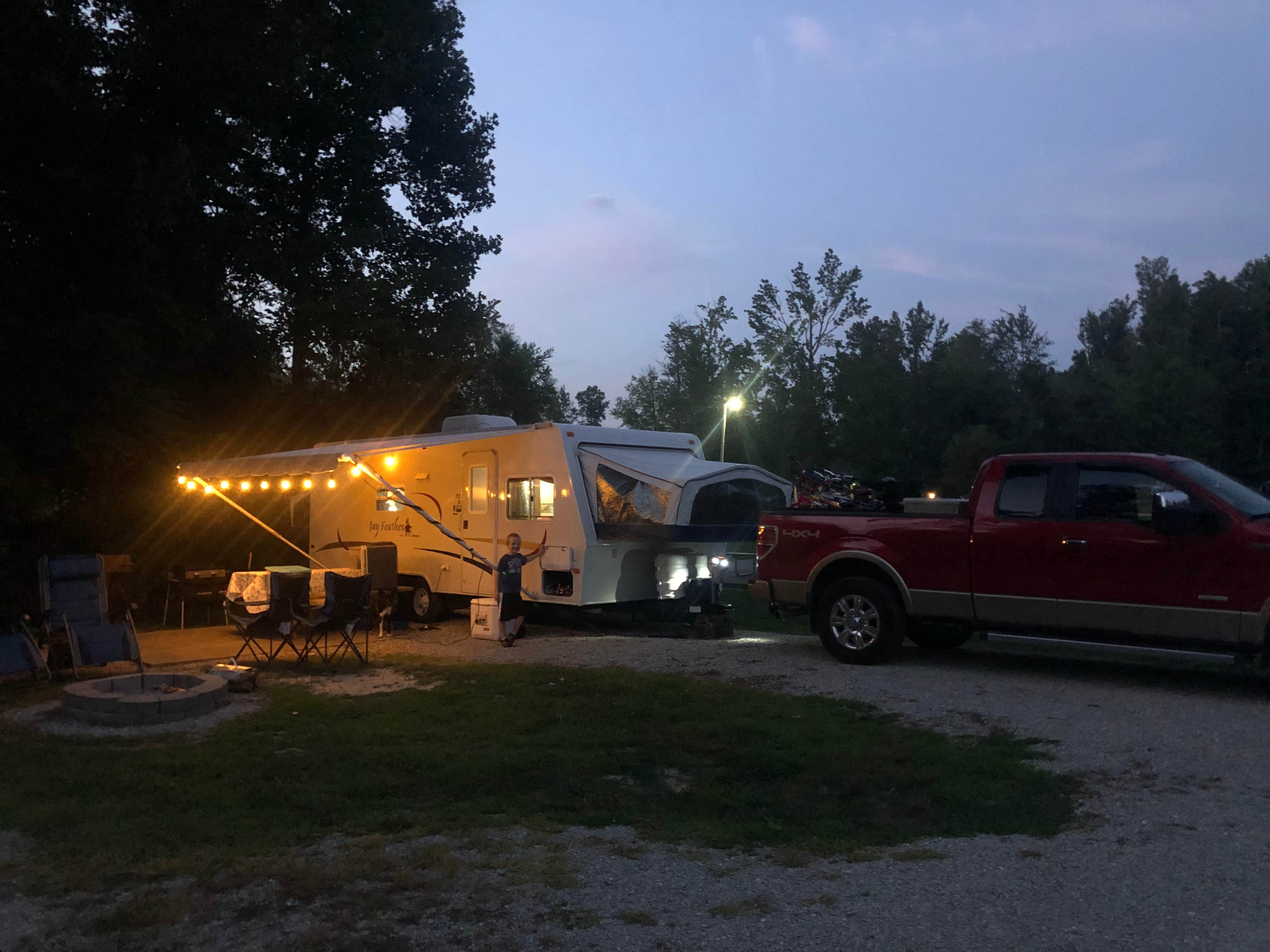 Marc W.'s photo of rv camping at Batesville KOA near Waldron, IN