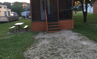 Olivia M.'s photo of glamping accommodations at Arrowhead RV Campground near Spring Green, WI