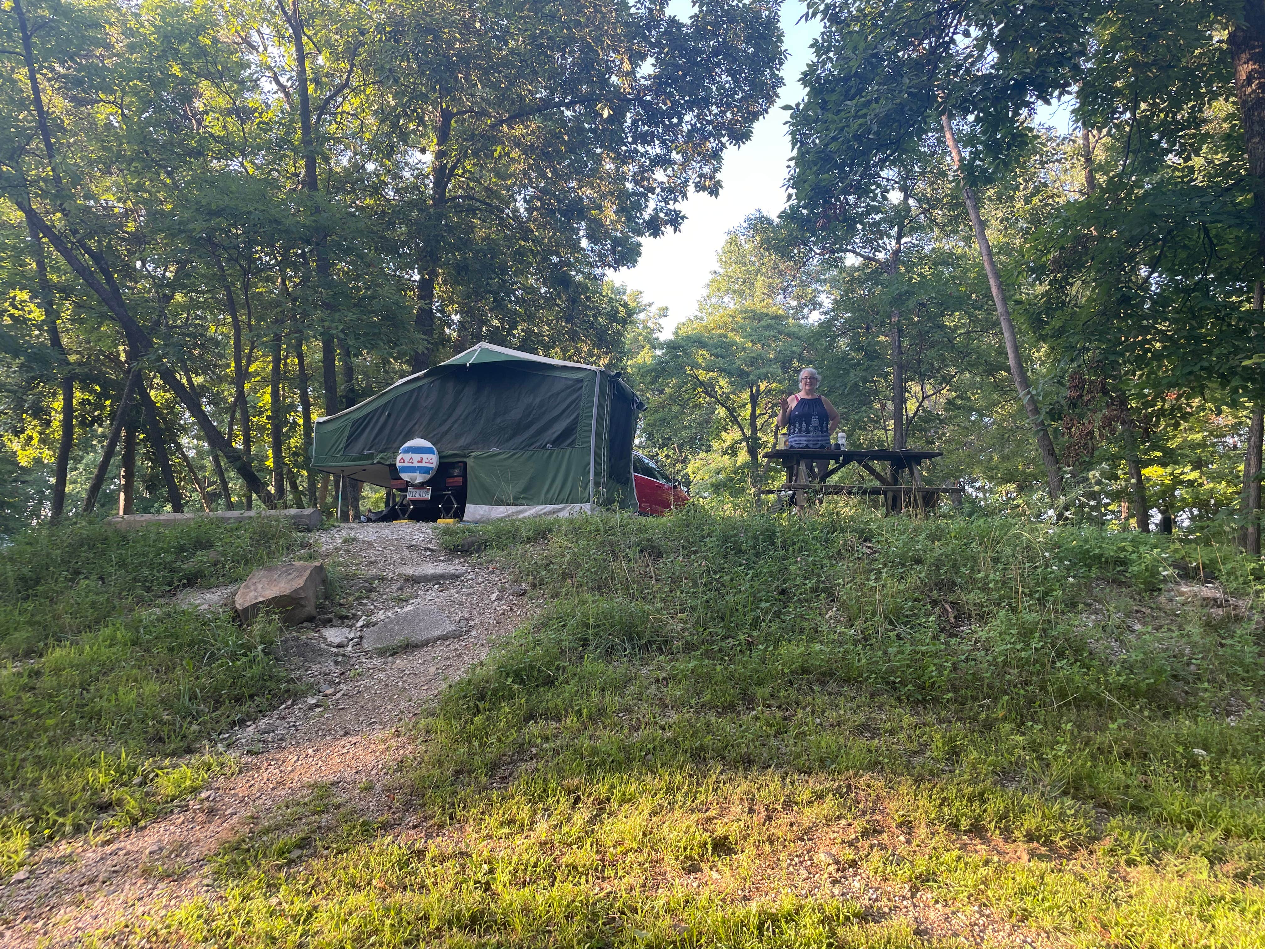 Brian O.'s photo at Raccoon Ridge Campground — Brown County State Park near Edinburgh, IN