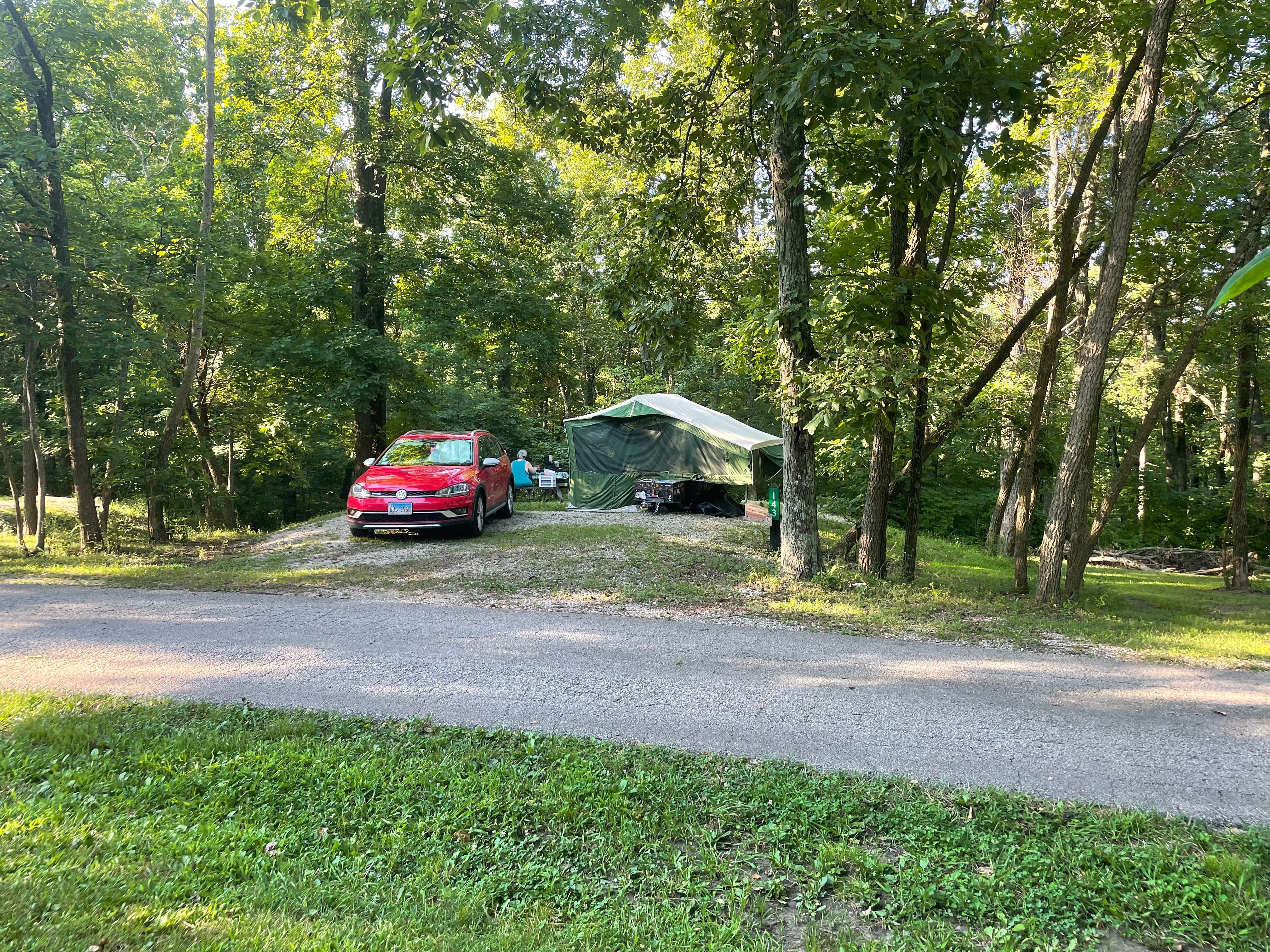Brian O.'s photo at Raccoon Ridge Campground — Brown County State Park near Nashville, IN
