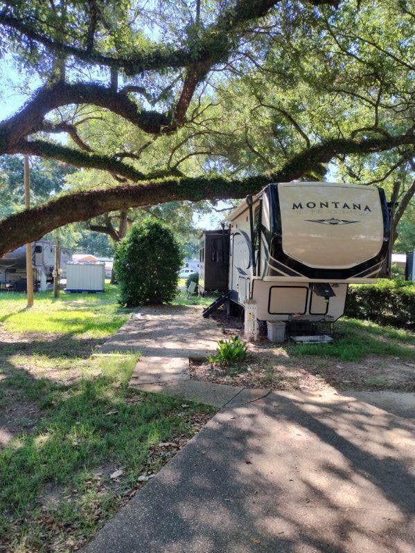 Camper submitted image from Tanglewood Gardens RV Park - 1