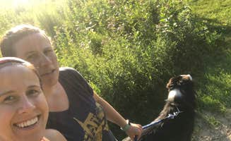 Olivia M.'s photo of camping with pets at Buffalo River State Park Campground near Detroit Lakes, MN