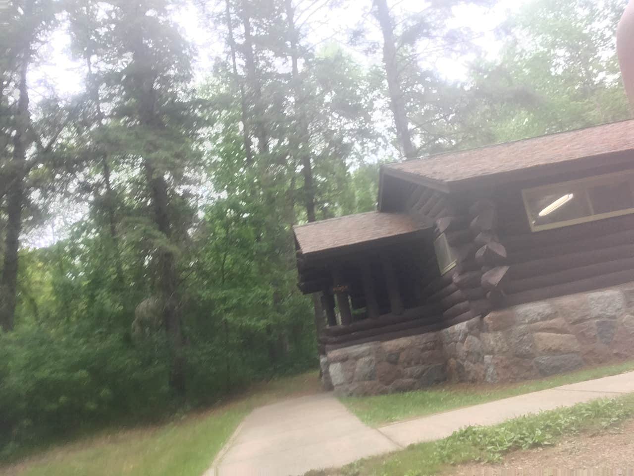Olivia M.'s photo of glamping accommodations at Pine Ridge Campground — Itasca State Park near Chippewa National Forest
