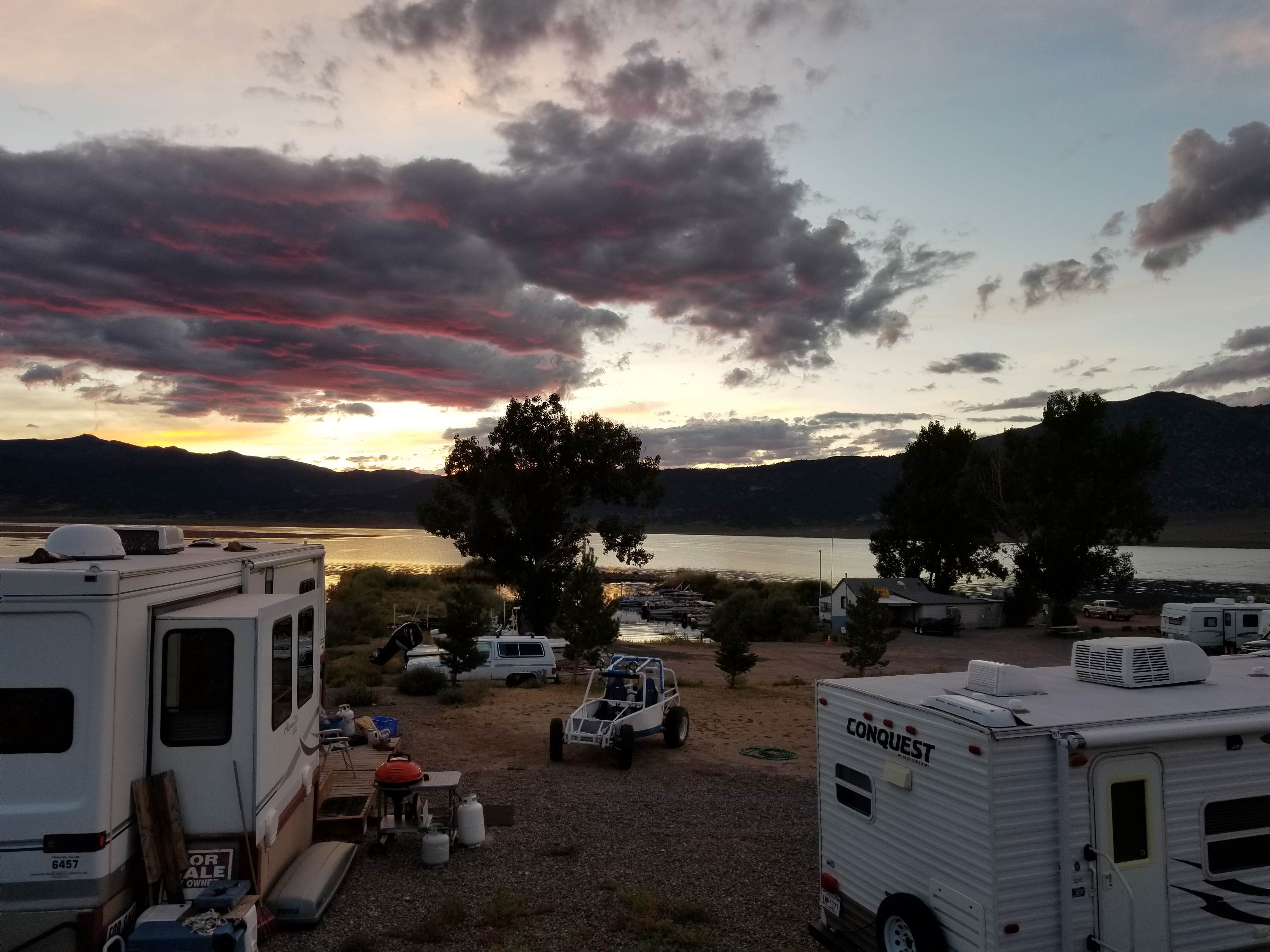 Front D.'s photo of rv camping at Bridgeport Reservoir RV Park and Marina near Markleeville, CA