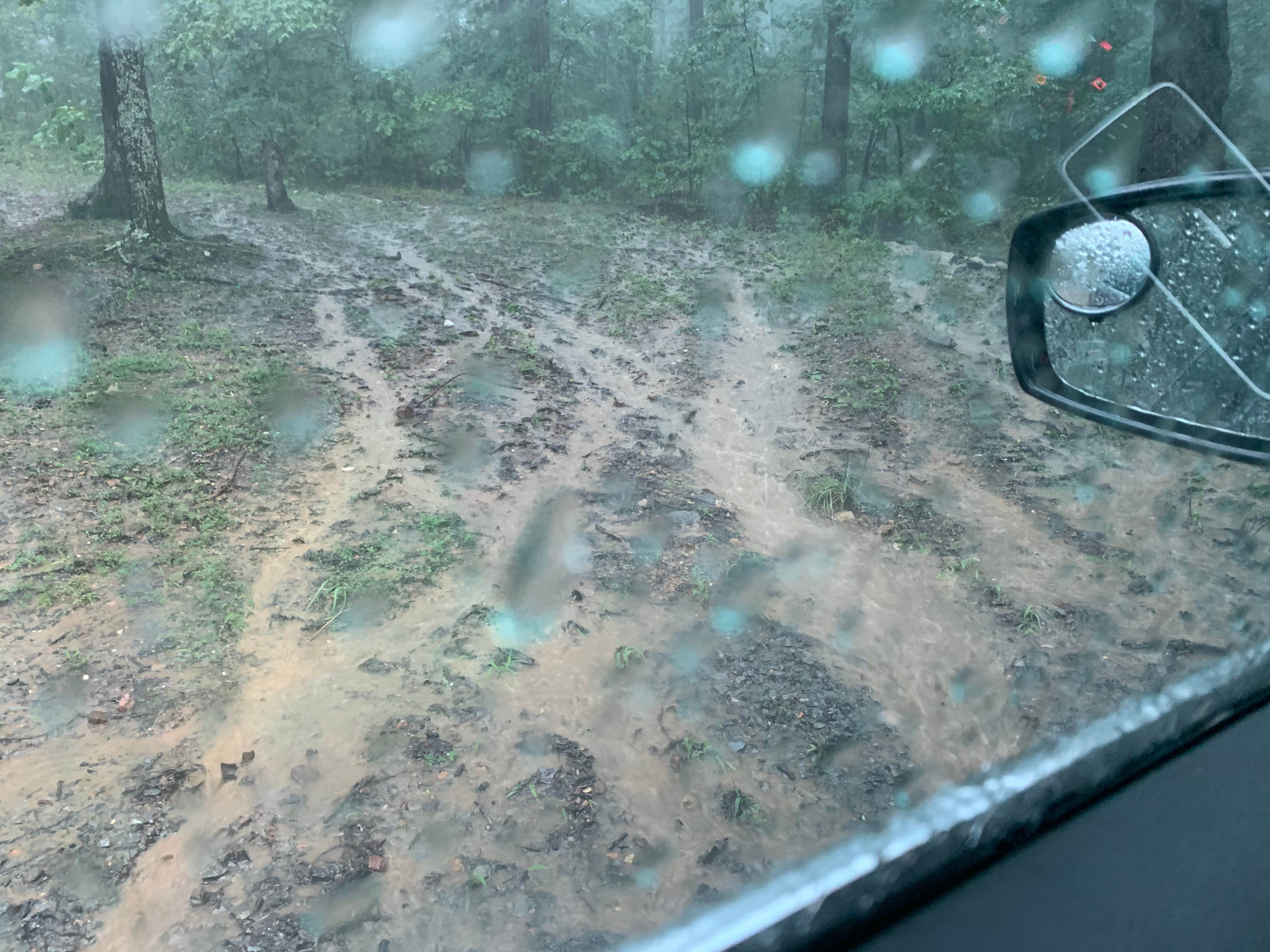 Small flash flood.