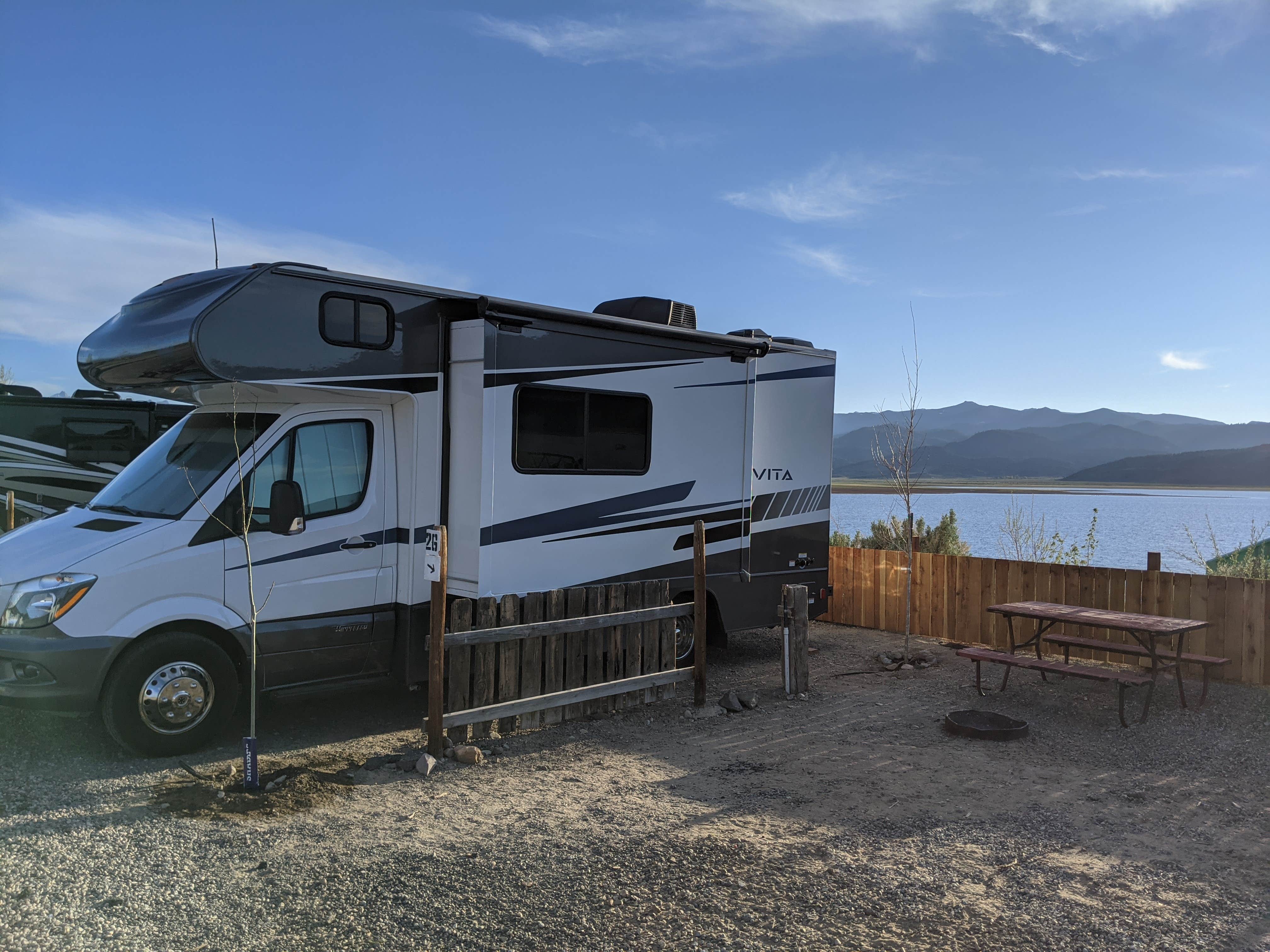 Front D.'s photo of rv camping at Bridgeport Reservoir RV Park and Marina near Stanislaus National Forest