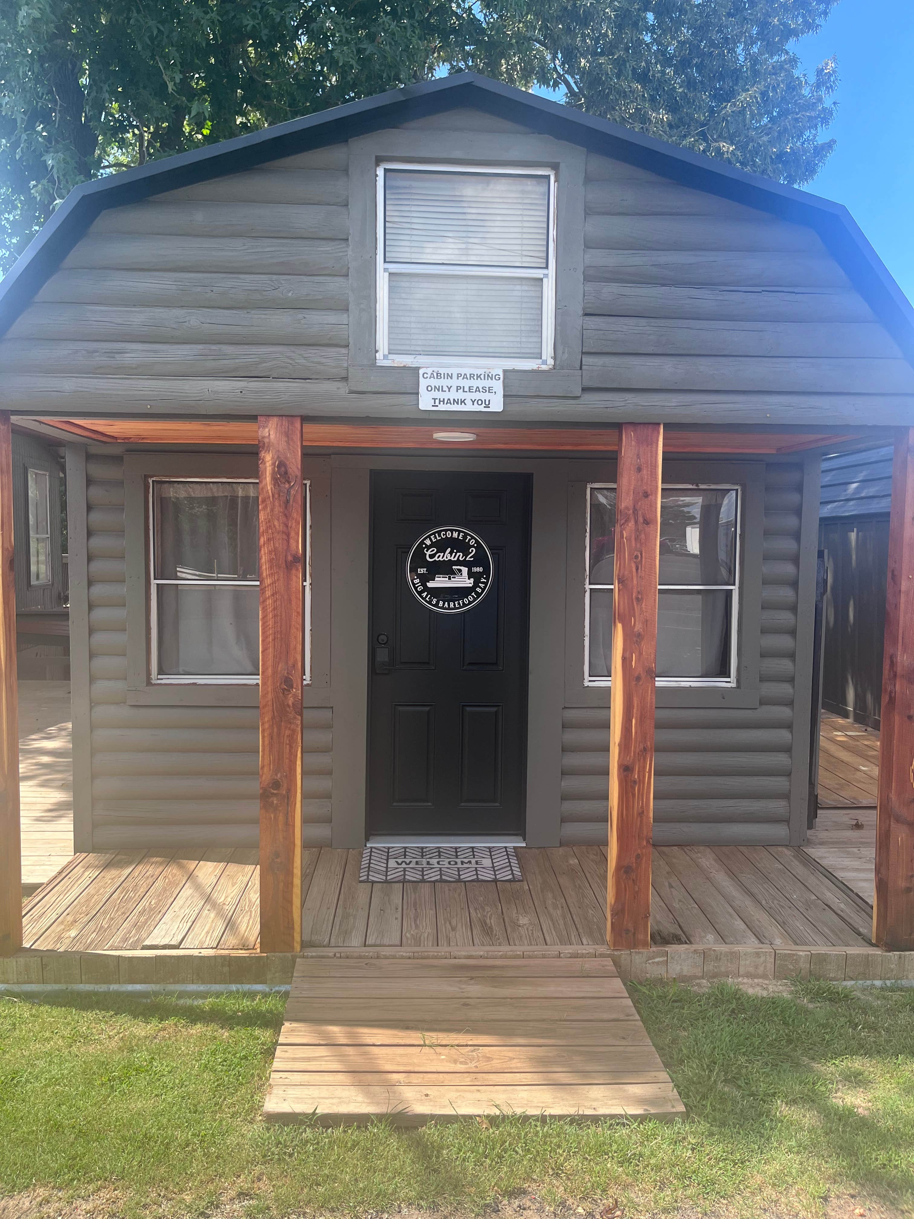 Corey's photo of glamping accommodations at Big Al's Barefoot Bay near Kilgore, TX