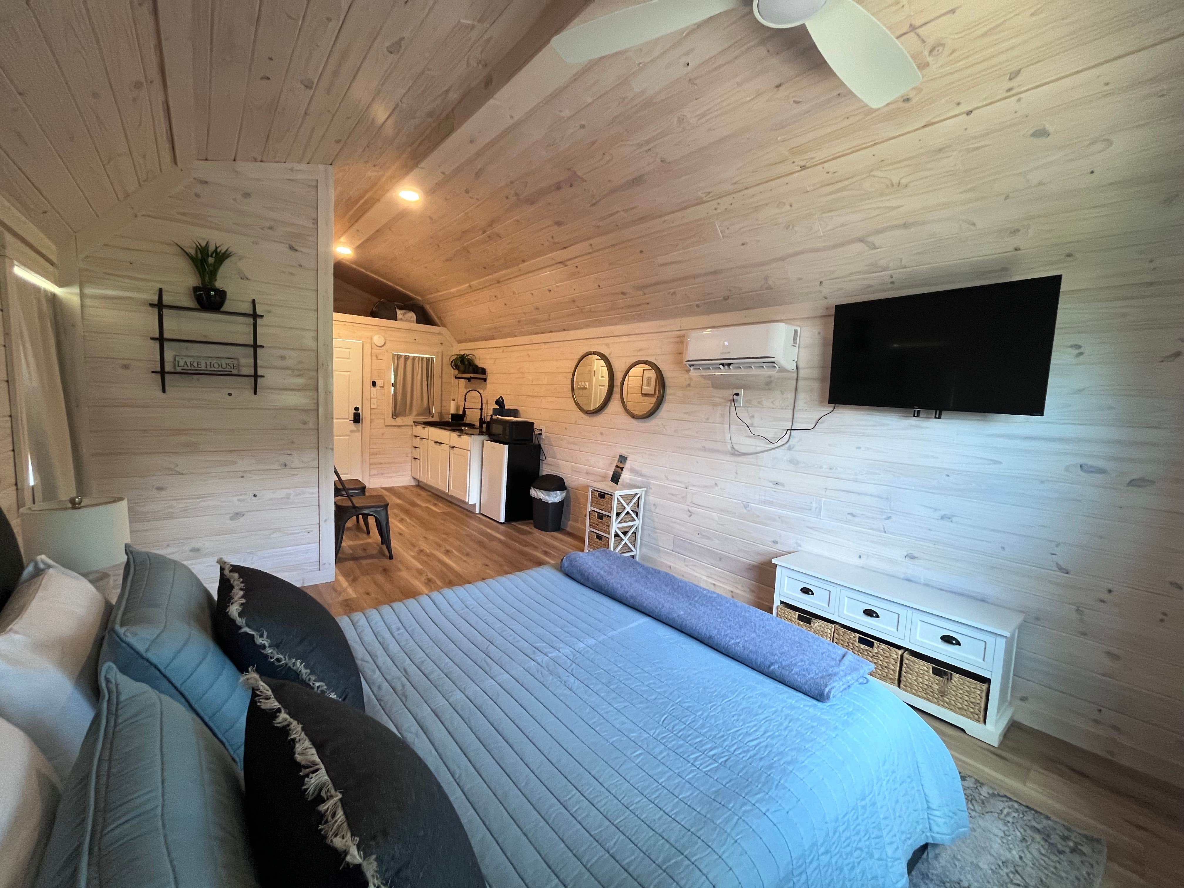 Corey's photo of glamping accommodations at Big Al's Barefoot Bay near Gilmer, TX