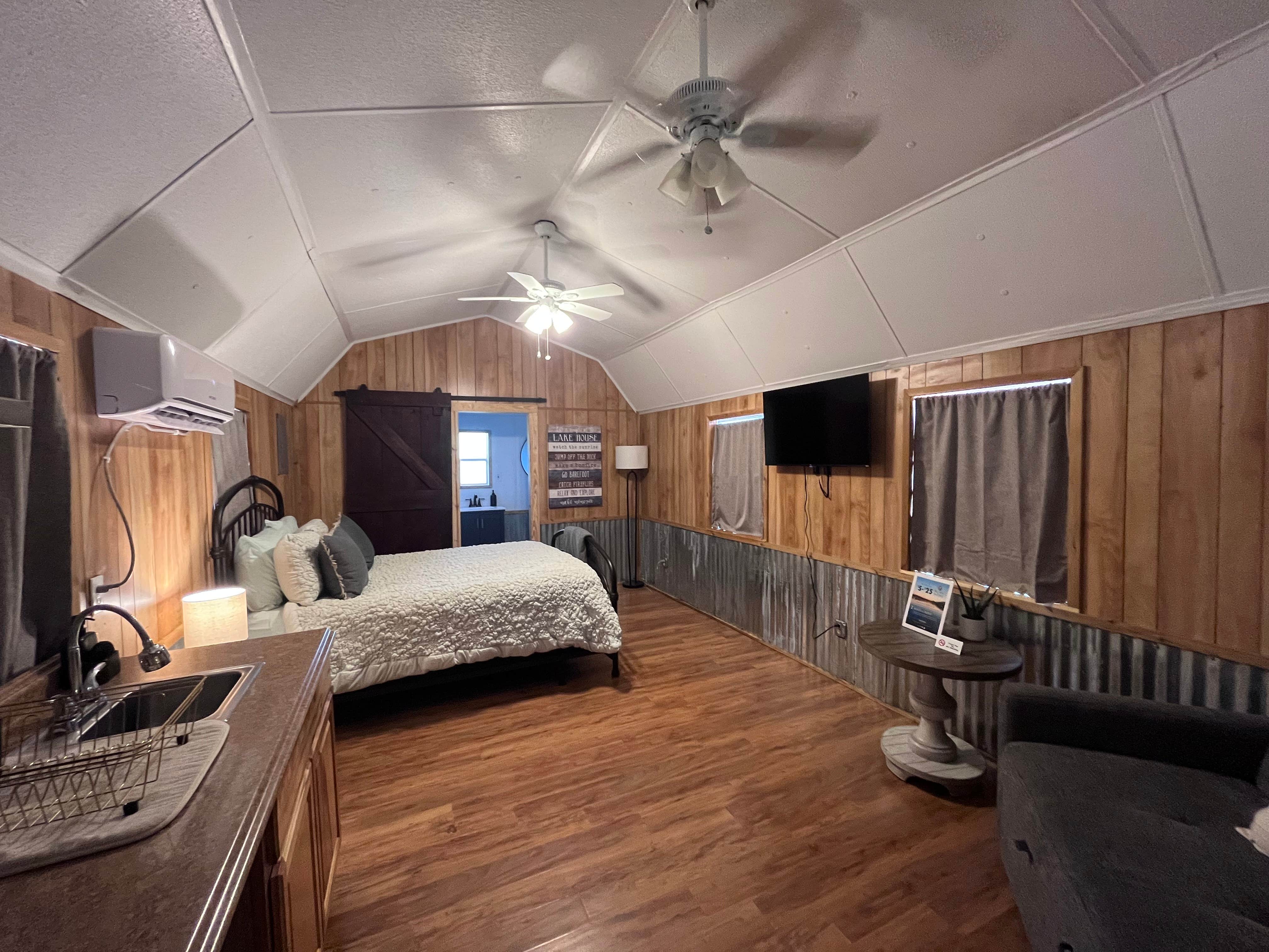 Corey's photo of glamping accommodations at Big Al's Barefoot Bay near Atlanta, TX