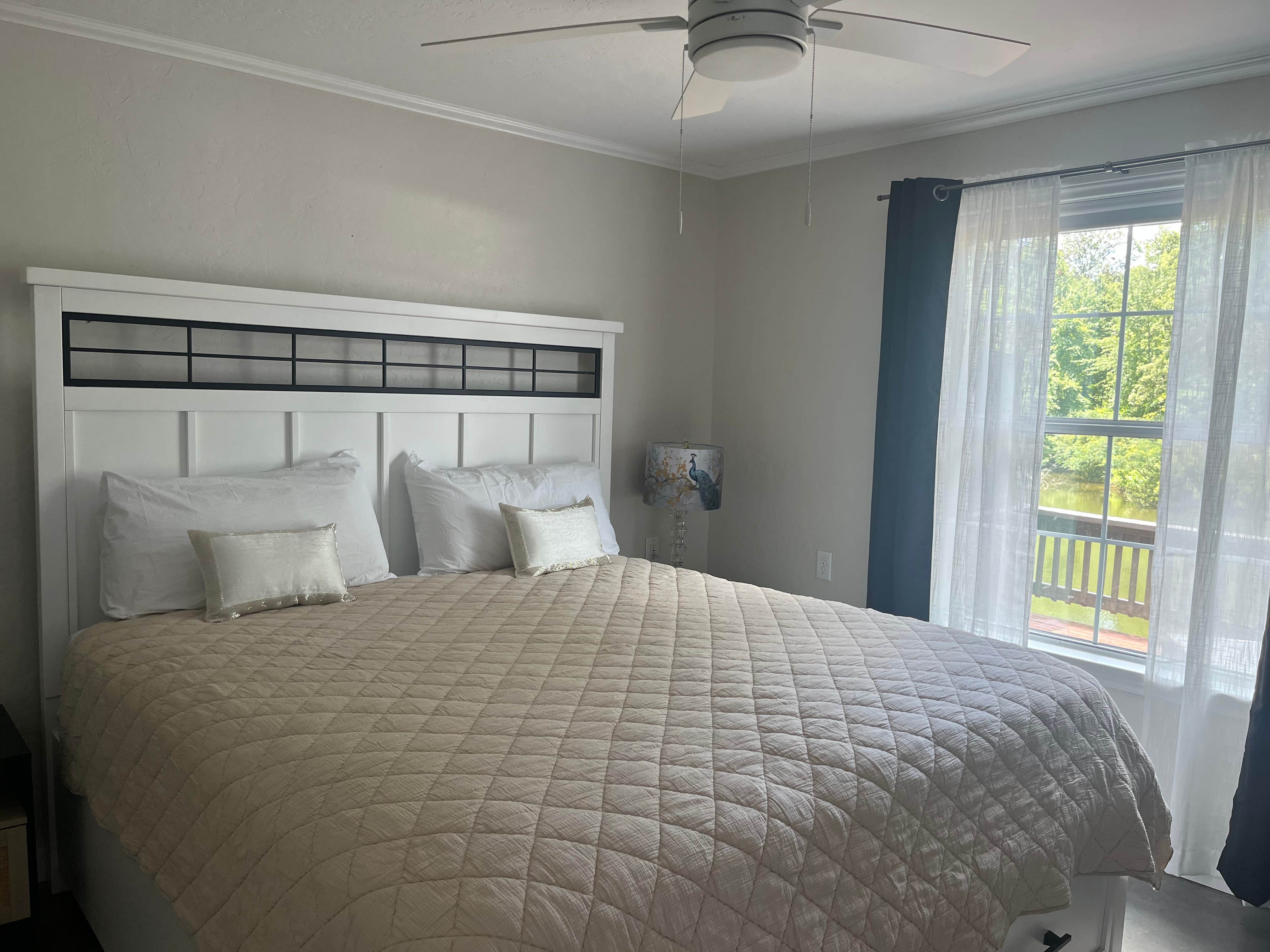 Corey's photo of glamping accommodations at Big Al's Barefoot Bay near Lake O' The Pines