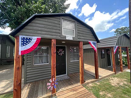 Corey's photo of glamping accommodations at Big Al's Barefoot Bay near Lindale, TX