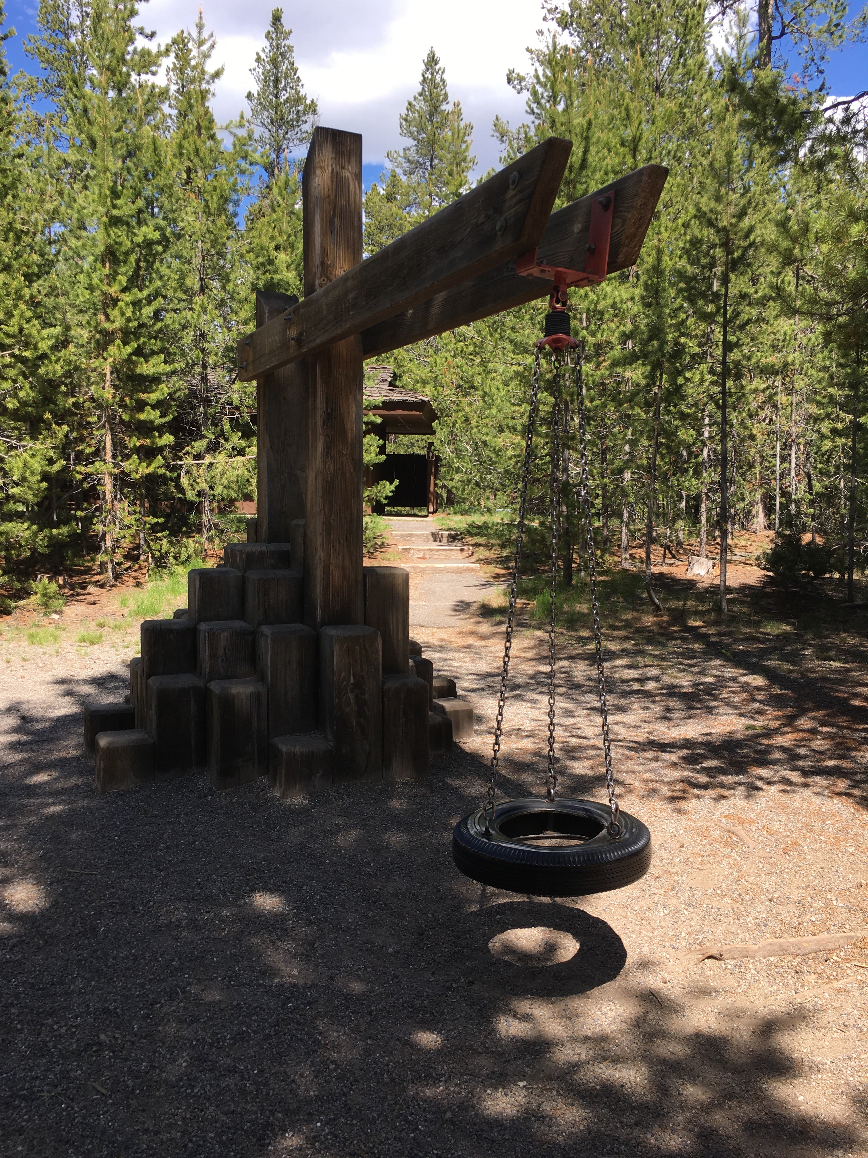 There are a couple nice playgrounds in the campground