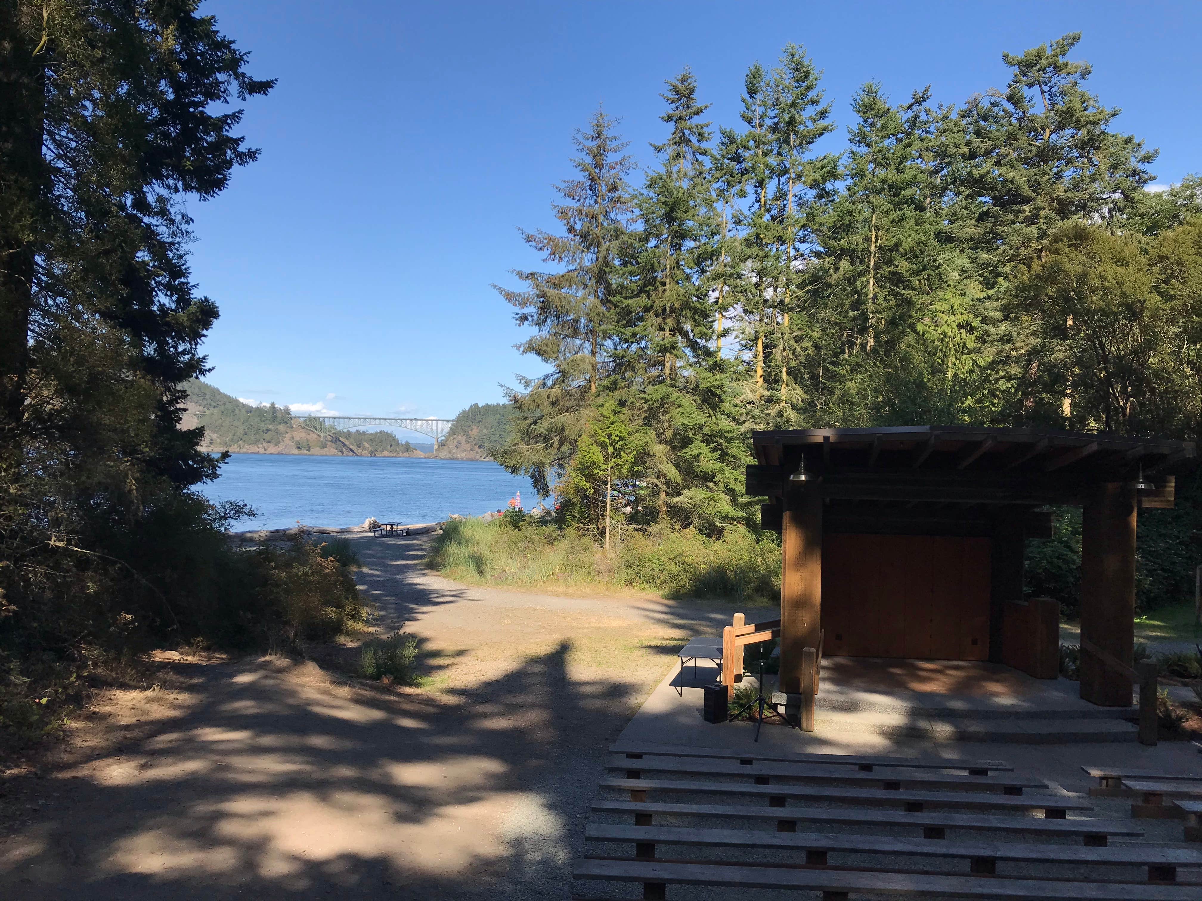 Ginger M.'s photo of a cabin at Deception Pass State Park Campground near Rockport, WA