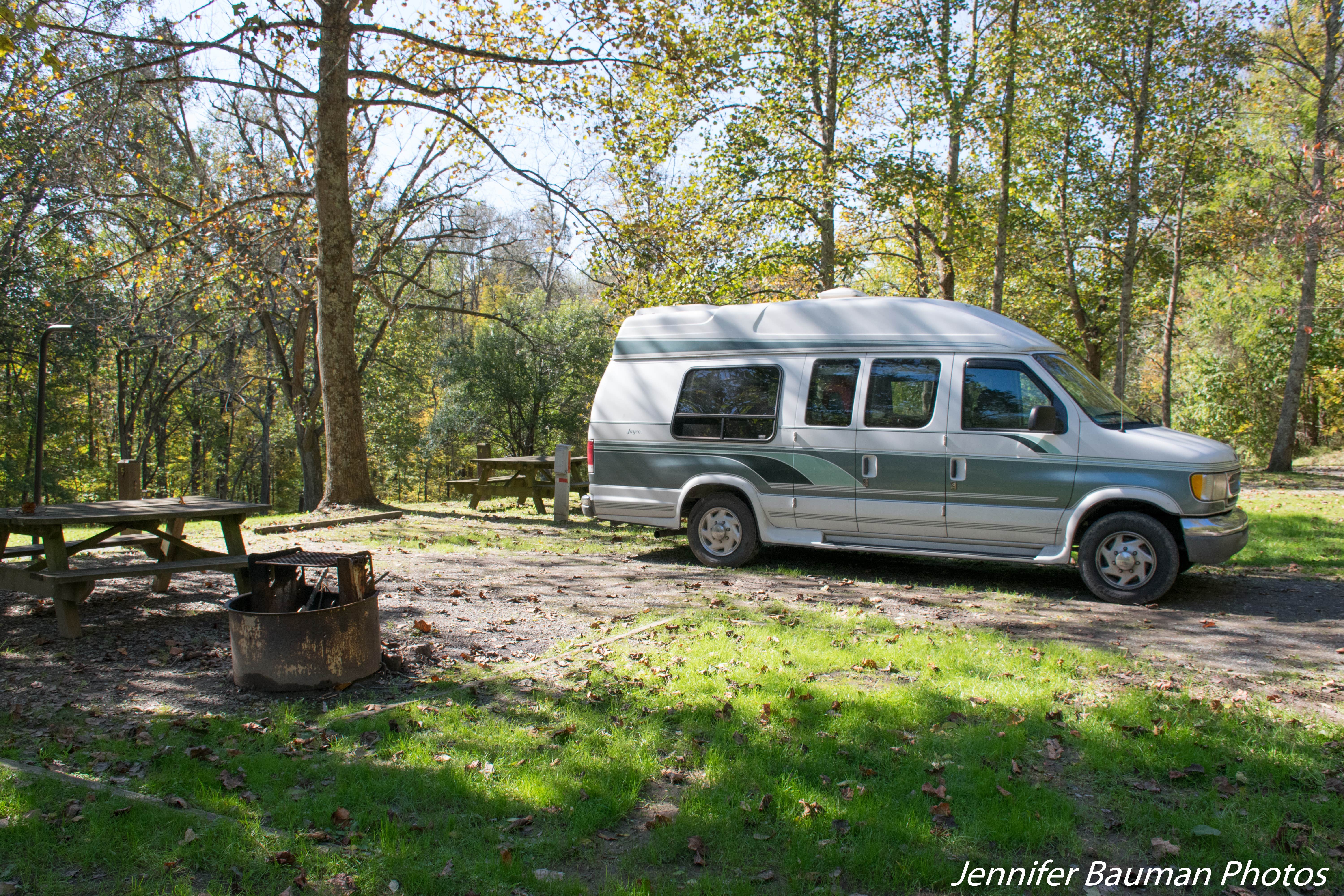 Jennifer B.'s photo of rv camping at Tygart Lake State Park Campground near Shinnston, WV
