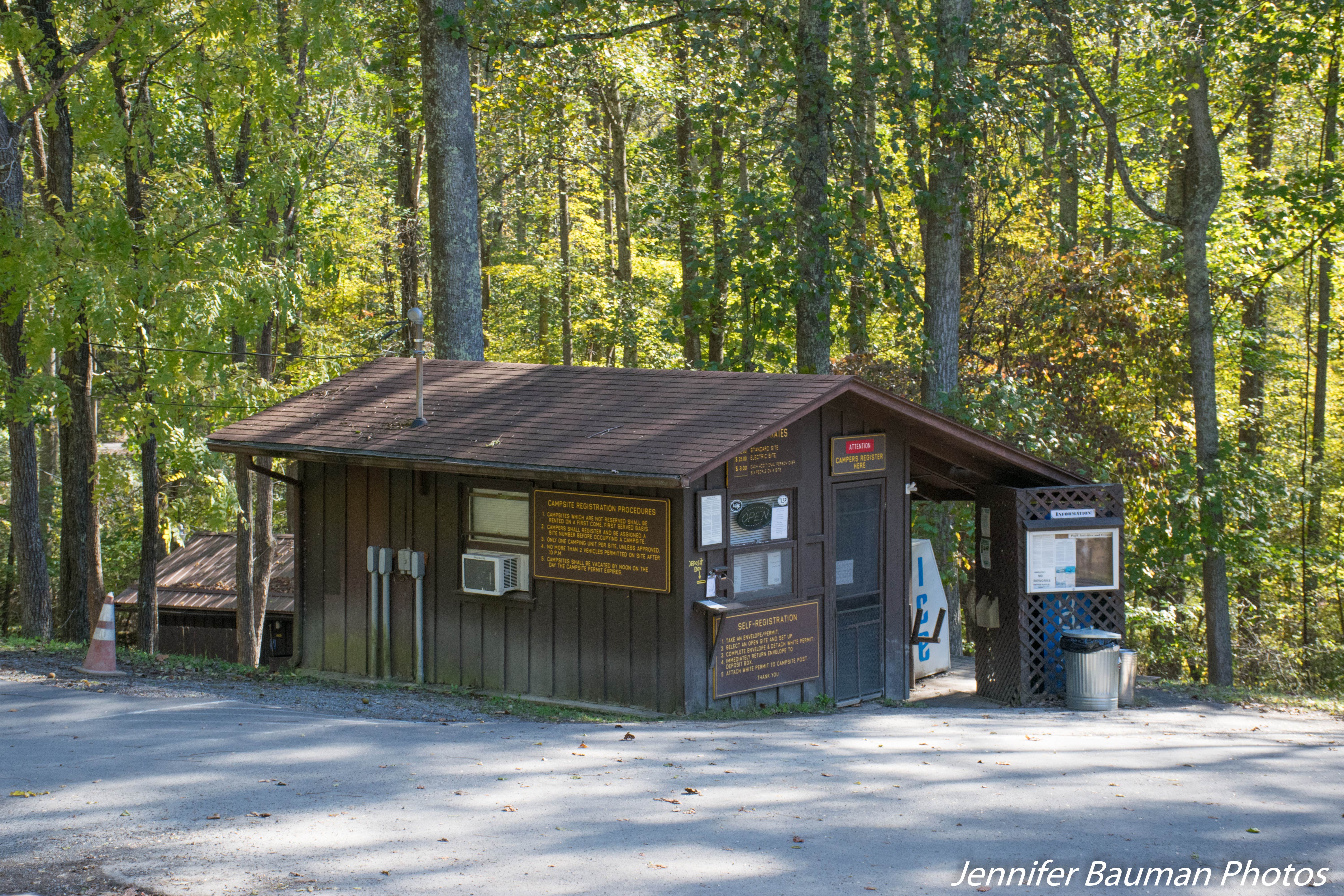 Jennifer B.'s photo of glamping accommodations at Tygart Lake State Park Campground near Paw Paw, WV