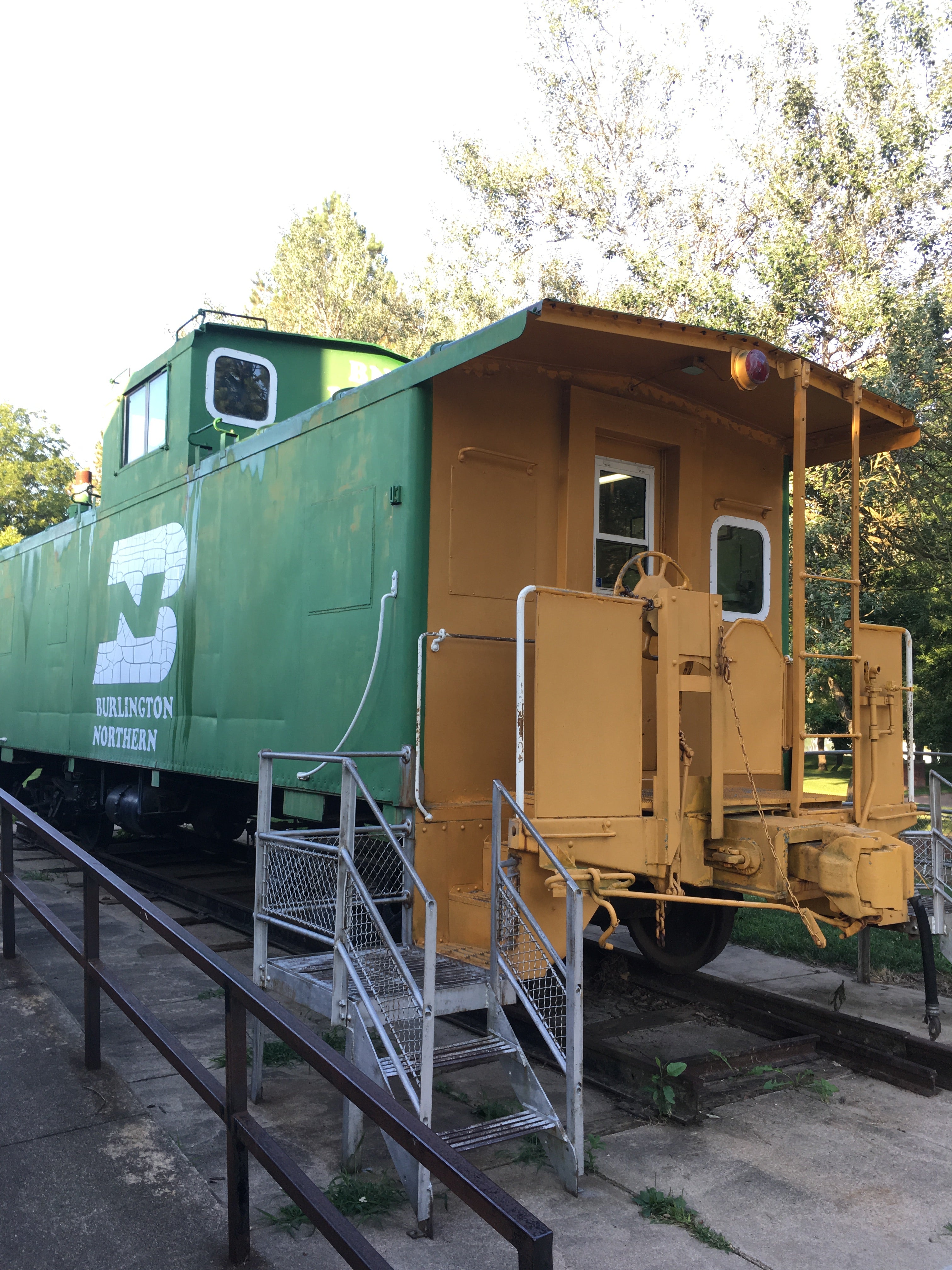Cool caboose to explore