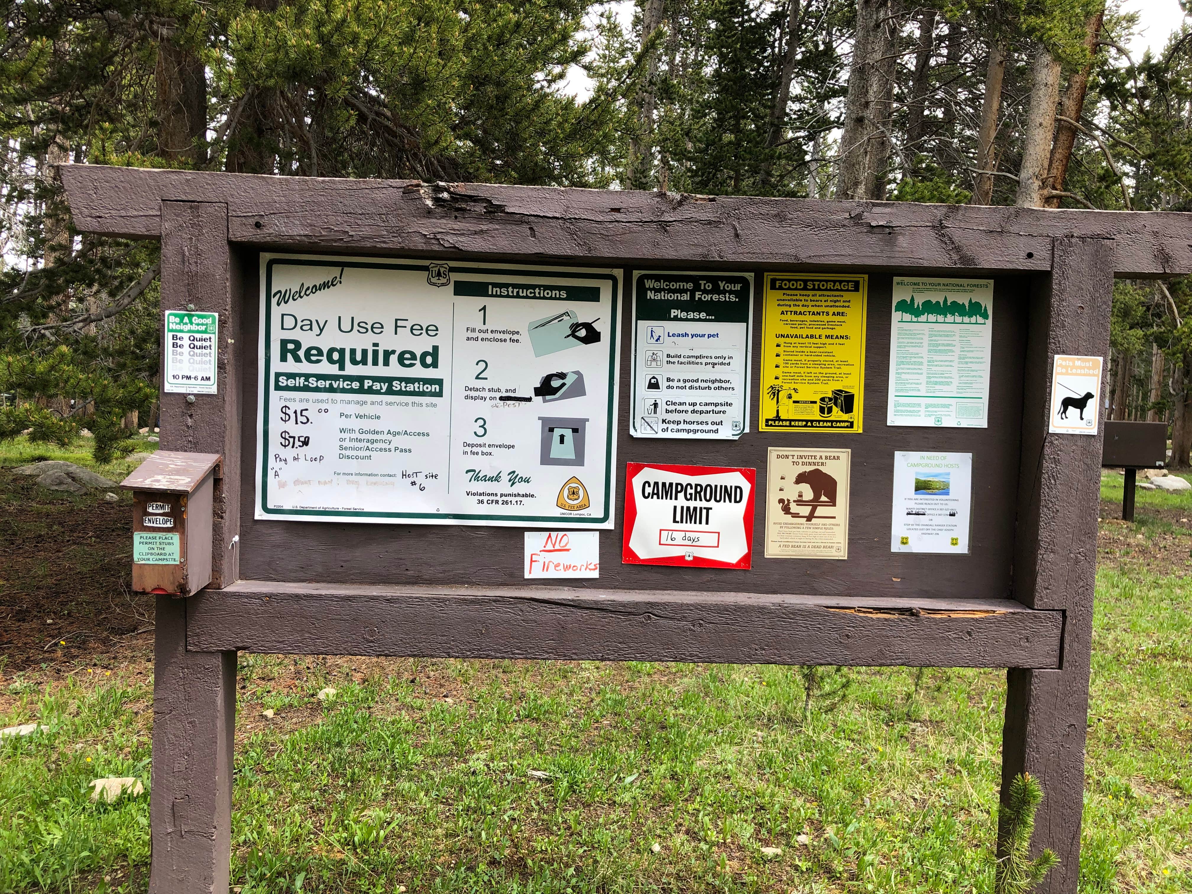Camper-submitted photo at Beartooth Lake near Frannie, WY