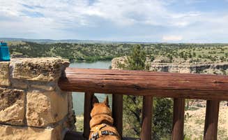 Art S.'s photo of camping with pets at Guernsey State Park Campground in Wyoming