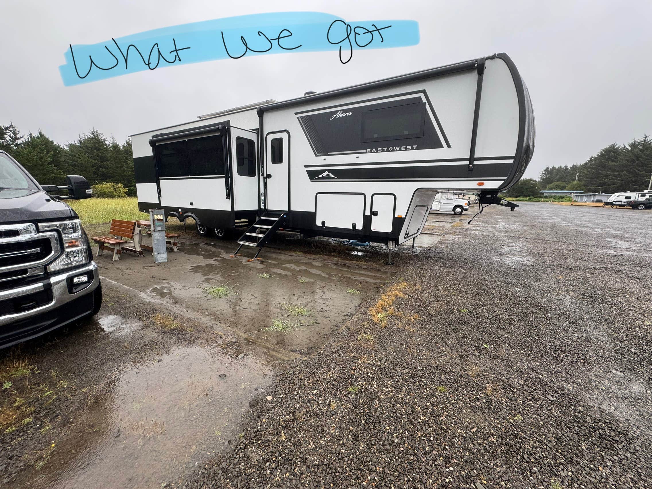 Heather's photo of rv camping at Andersen's Oceanside RV Park & Cottages near Naselle, WA