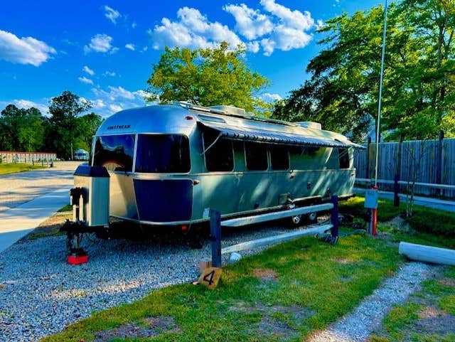 Denese M.'s photo of rv camping at Retroville 1960s-70 Drive In Movie/TV Themed RV Park near Inlet Beach, FL