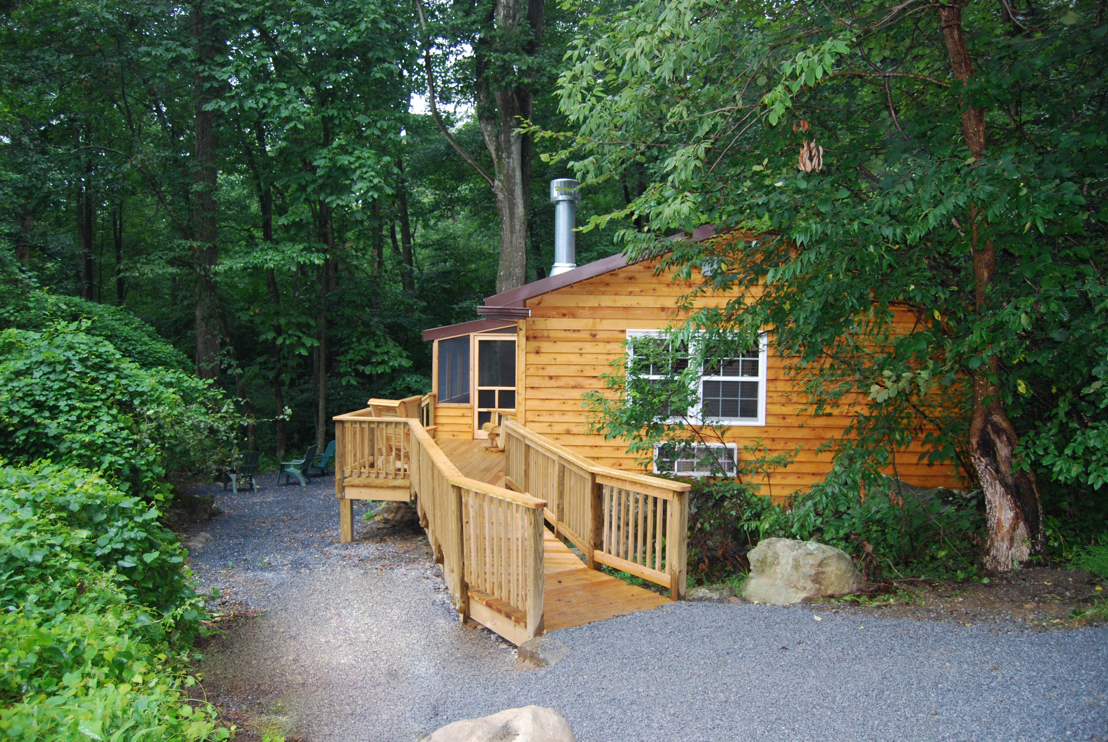Davada I.'s photo of a cabin at Ole Mink Farm Recreation Resort near Gaithersburg, MD