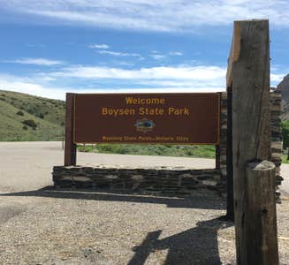 Camper-submitted photo from Lower Wind River Campground — Boysen State Park