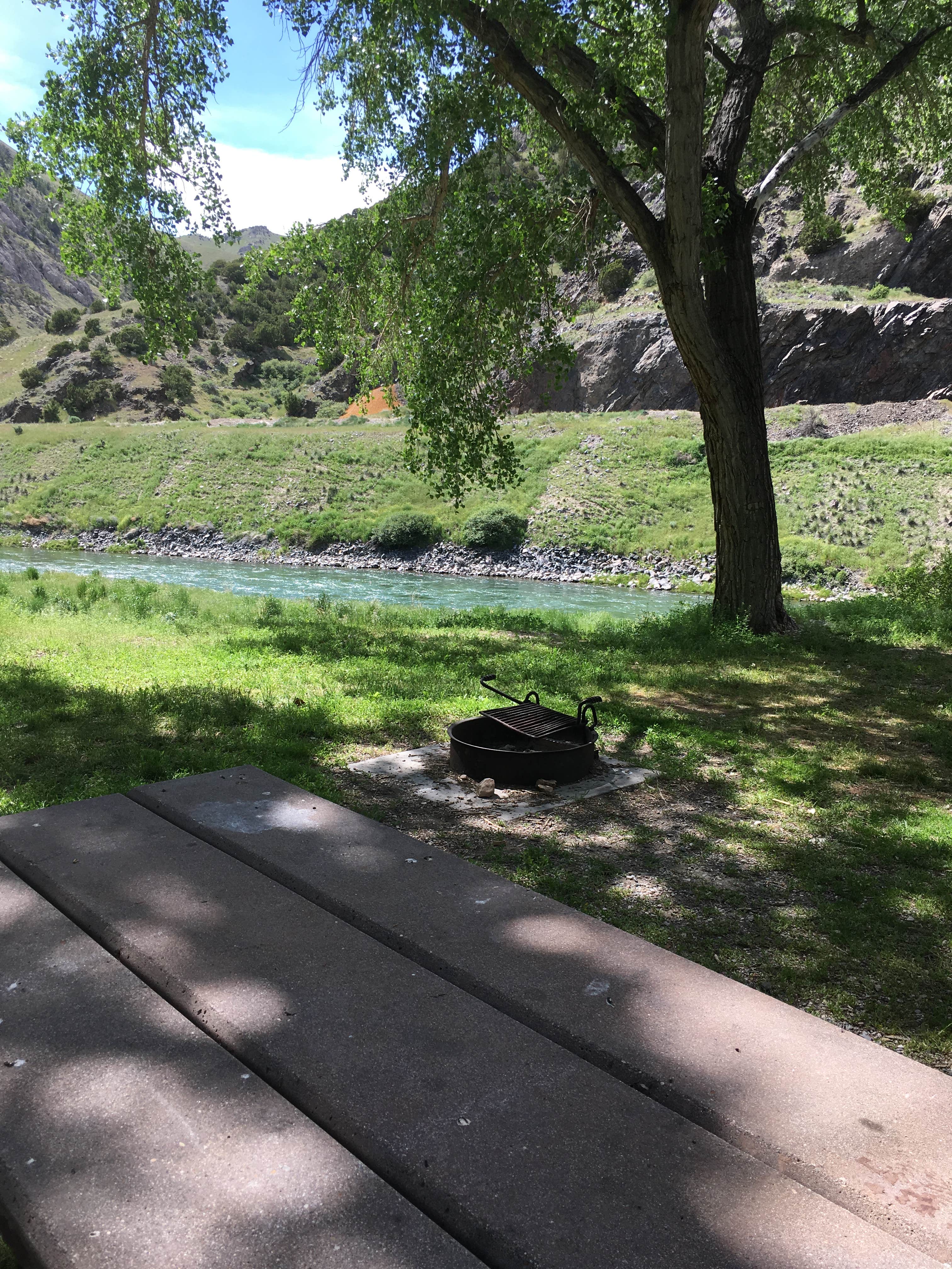 Camper-submitted photo at Lower Wind River Campground — Boysen State Park near Lysite, WY