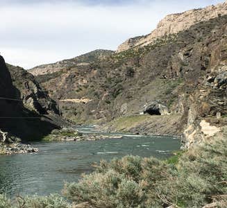 Camper-submitted photo from Lower Wind River Campground — Boysen State Park