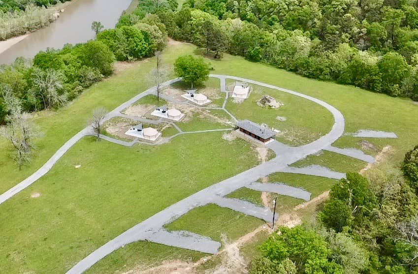 Camper-submitted photo at The River Bluff Cabins near Proctor, OK