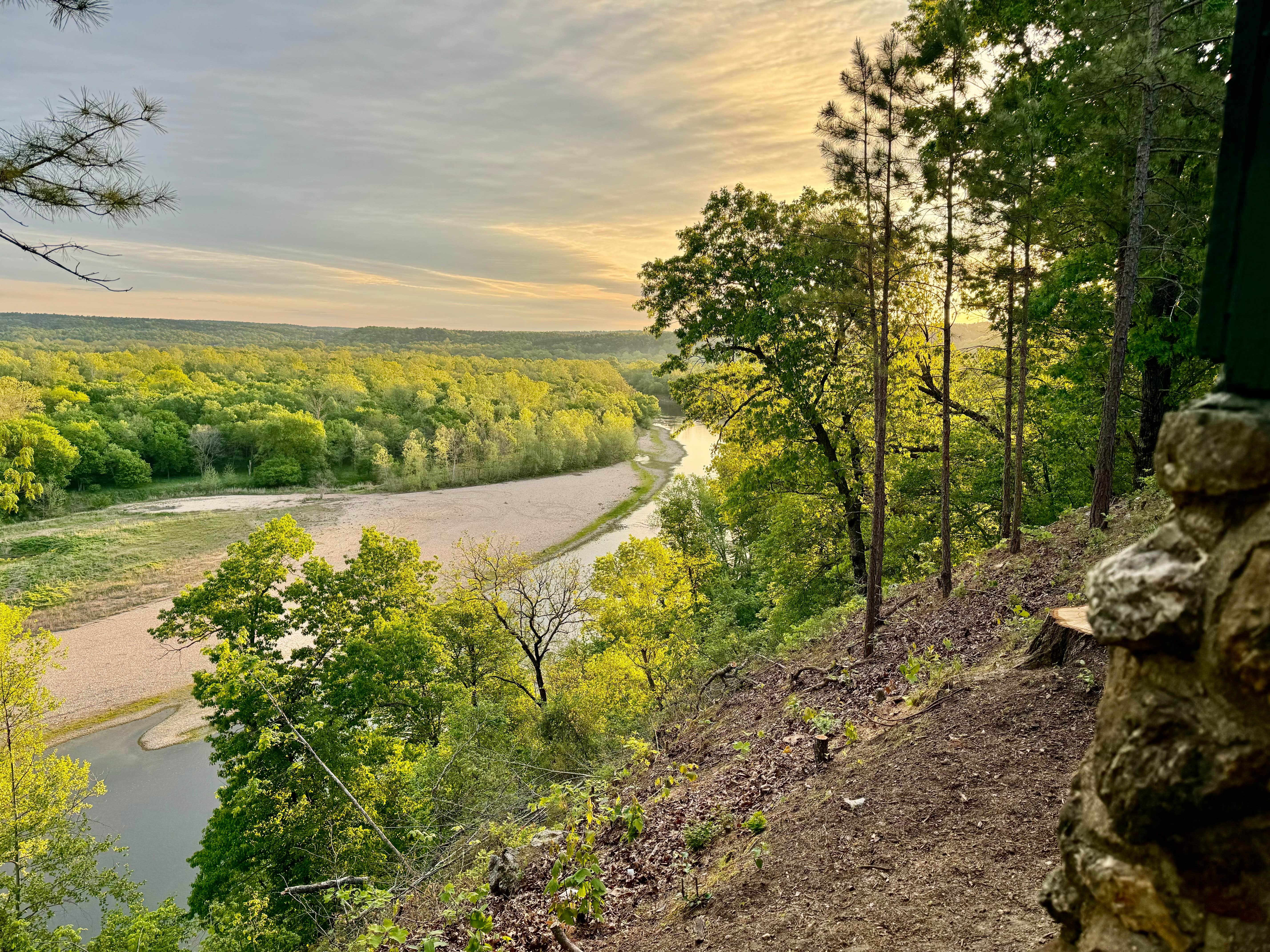 Camper-submitted photo at The River Bluff Cabins near Proctor, OK