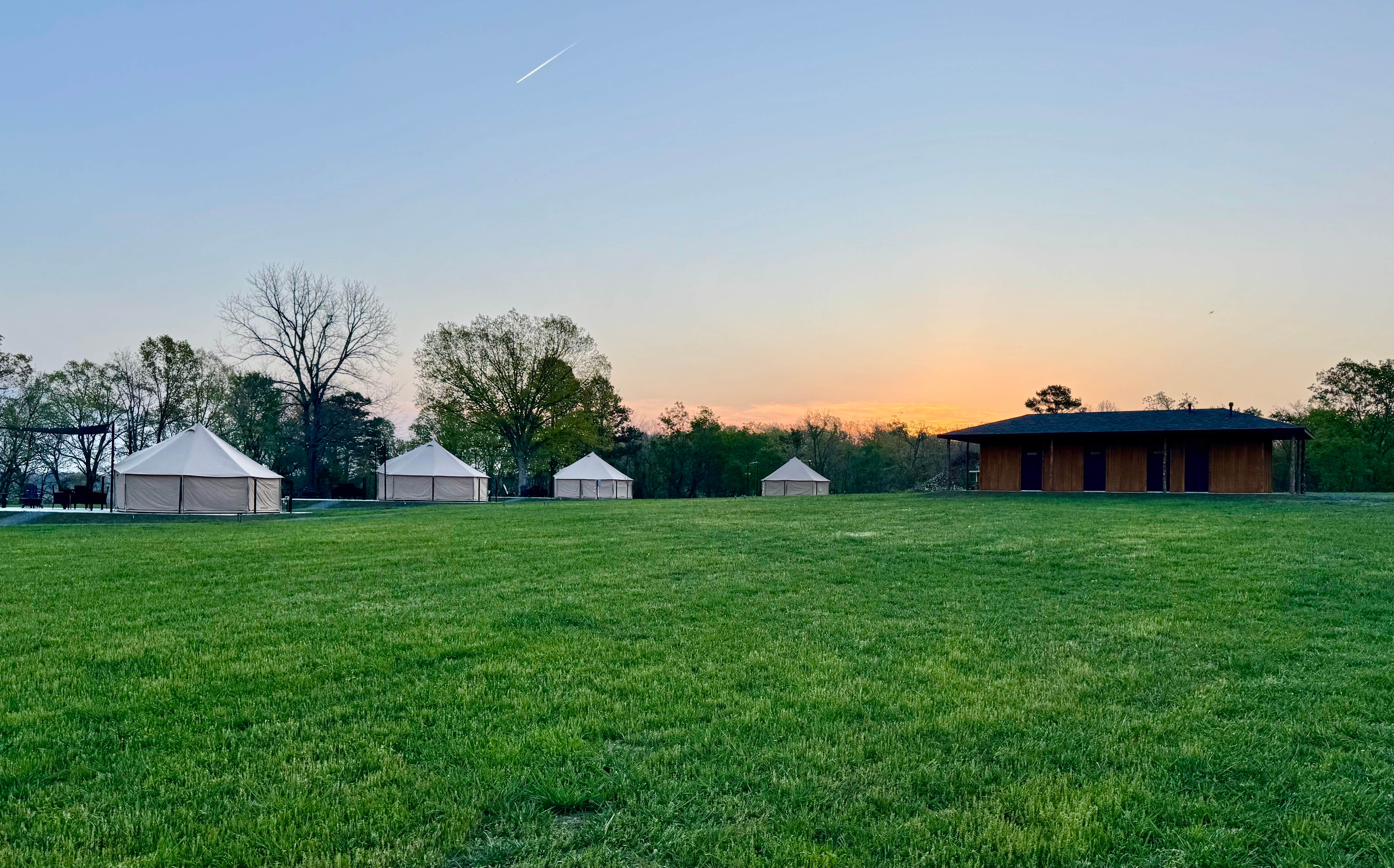 Camper-submitted photo at The River Bluff Cabins near Proctor, OK