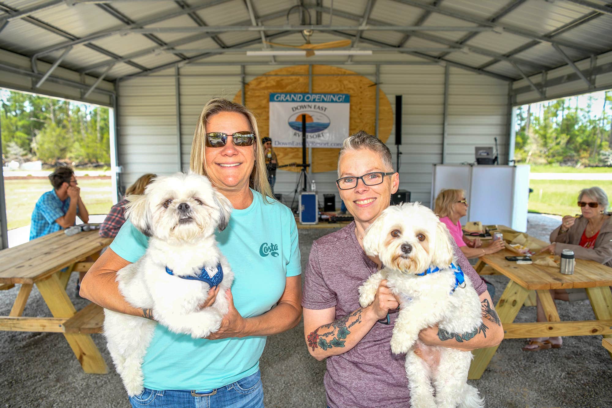 Polly N.'s photo of camping with pets at Down East RV Resort near Gloucester, NC