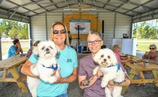Polly N.'s photo of camping with pets at Down East RV Resort near Harkers Island, NC