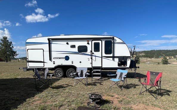 Maya K.'s photo of rv camping at Peakview Pines RV Camping near Lake George, CO