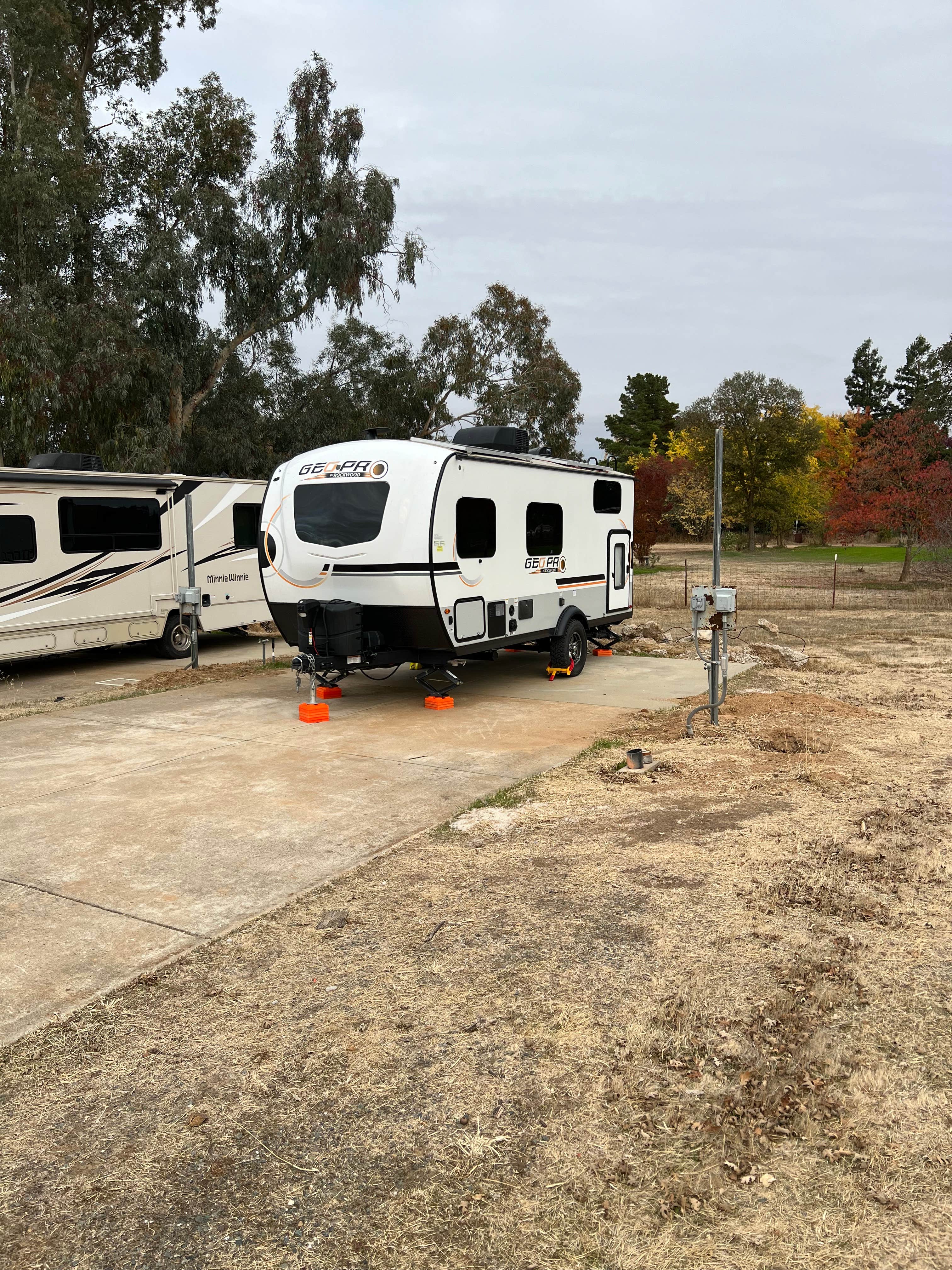 Camping near El Camino Mobile Home & RV Park: Dusty Peach, Sloughhouse, California