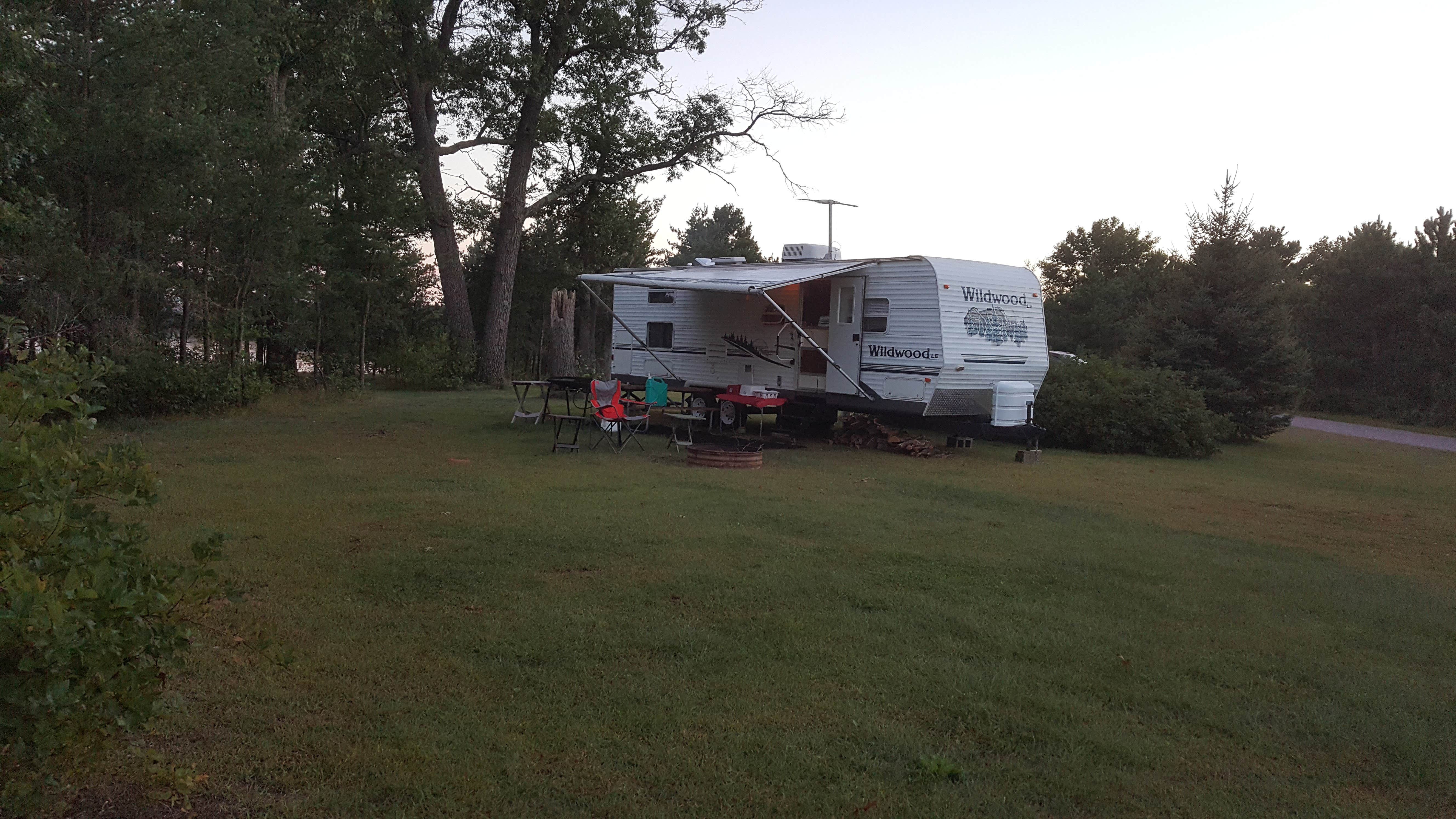 Karen L.'s photo of rv camping at Wilderness Park (Juneau County) near Custer, WI