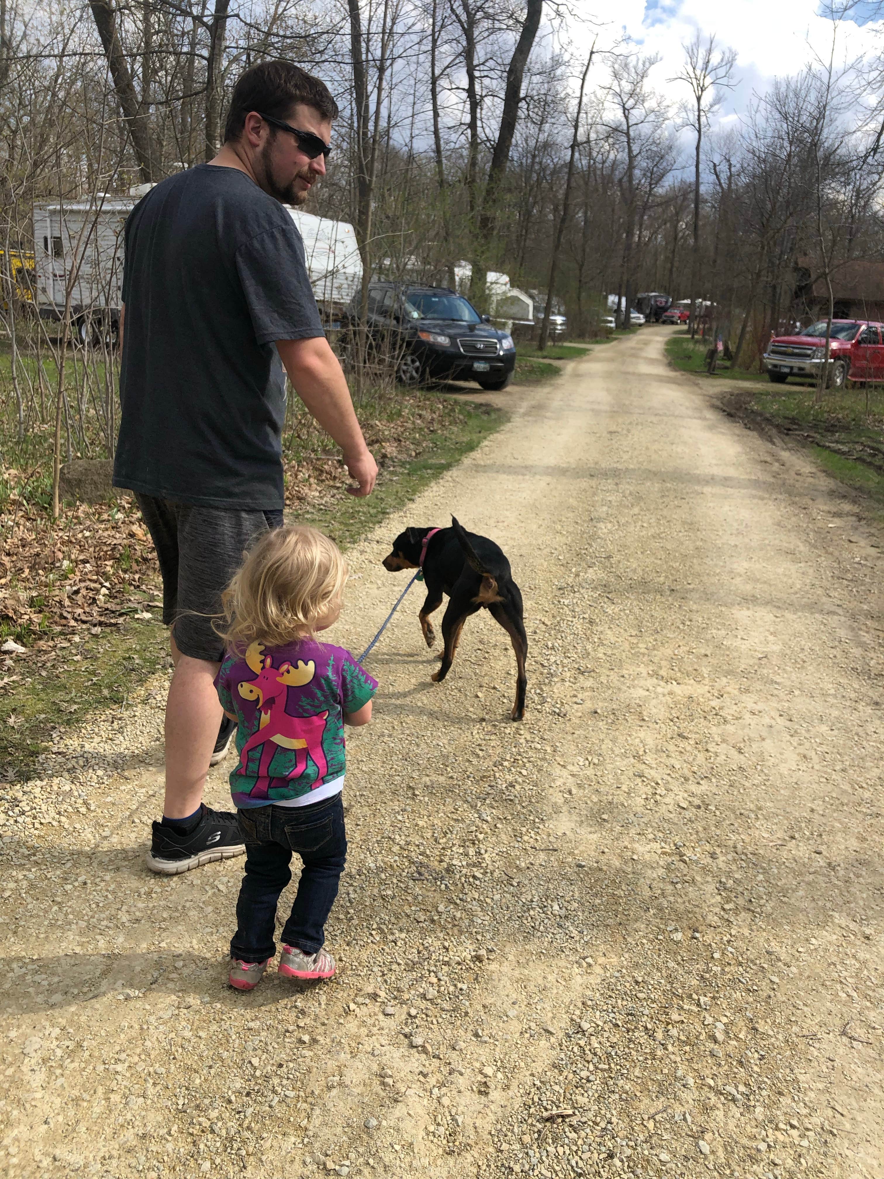Allison  K.'s photo of camping with pets at Nerstrand Big Woods State Park Campground near Red Wing, MN