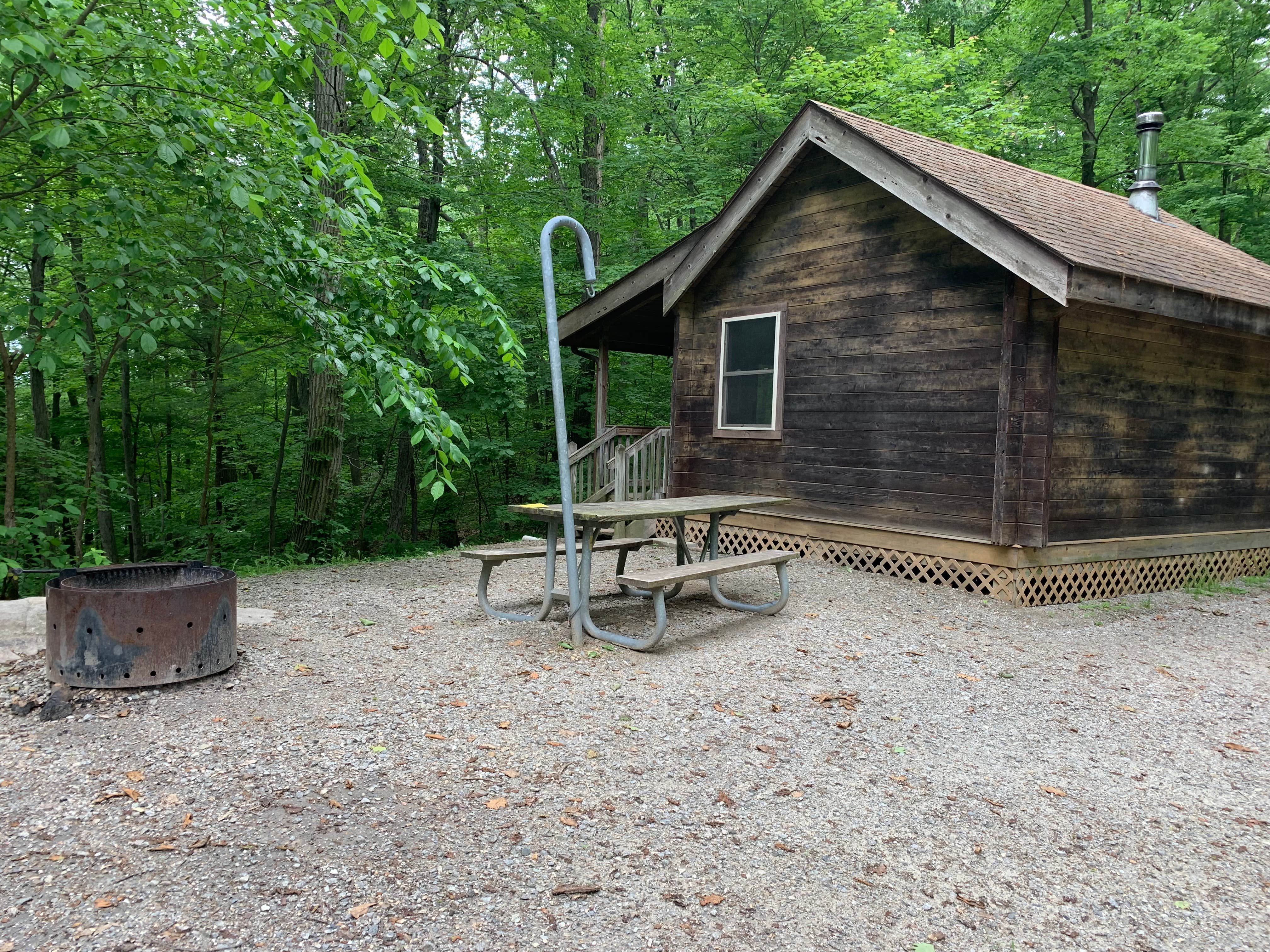 Ethan K.'s photo of a cabin at Jenny Jump State Forest near Pahaquarry, NJ