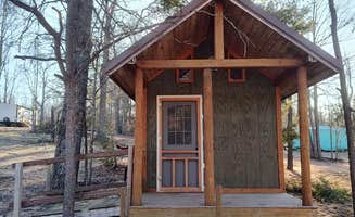 Colleen F.'s photo of a cabin at Elkwood Campground near Mancelona, MI