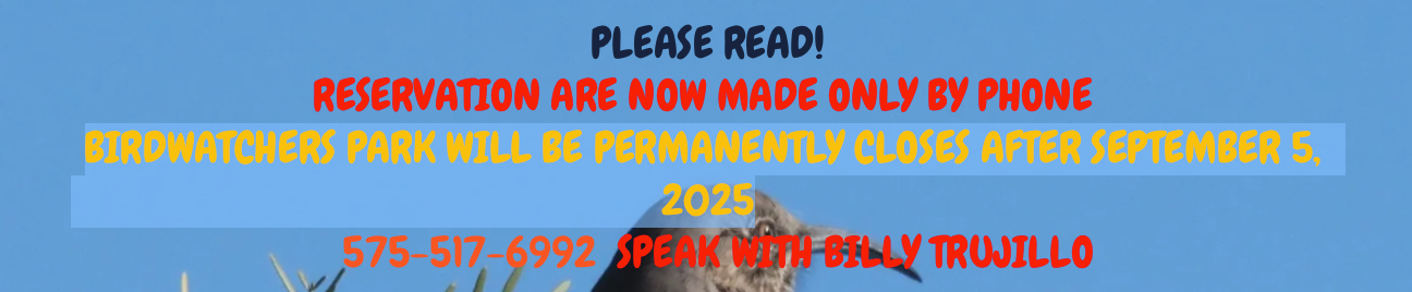 Camper-submitted photo at Bosque Birdwatchers RV Park near Polvadera, NM