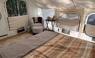 Lora G.'s photo of glamping accommodations at Kahu Farm’s Ravine Lookout near Florence, AL