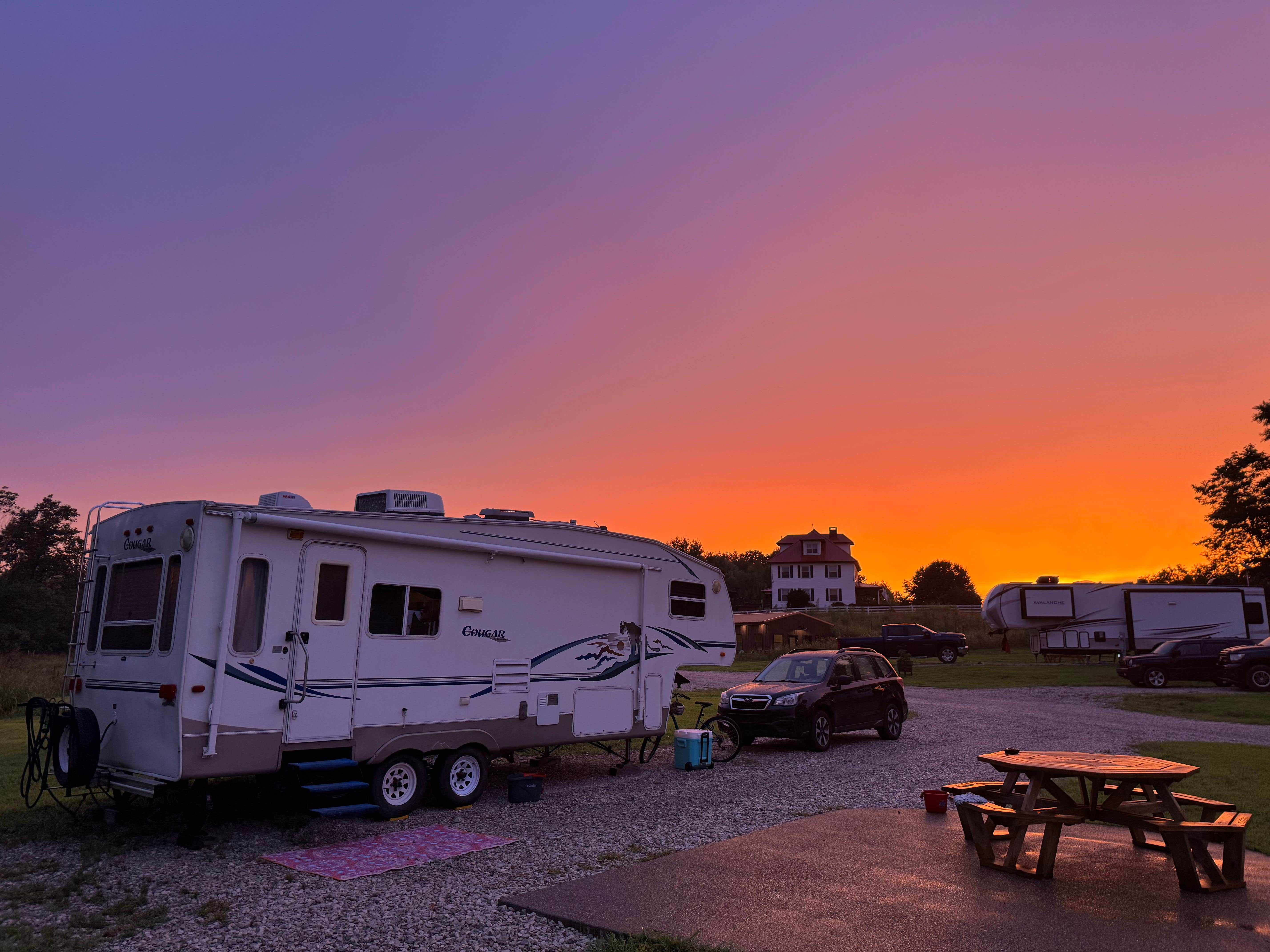 Bethany M.'s photo of rv camping at Firefly Hills near Blue River, KY