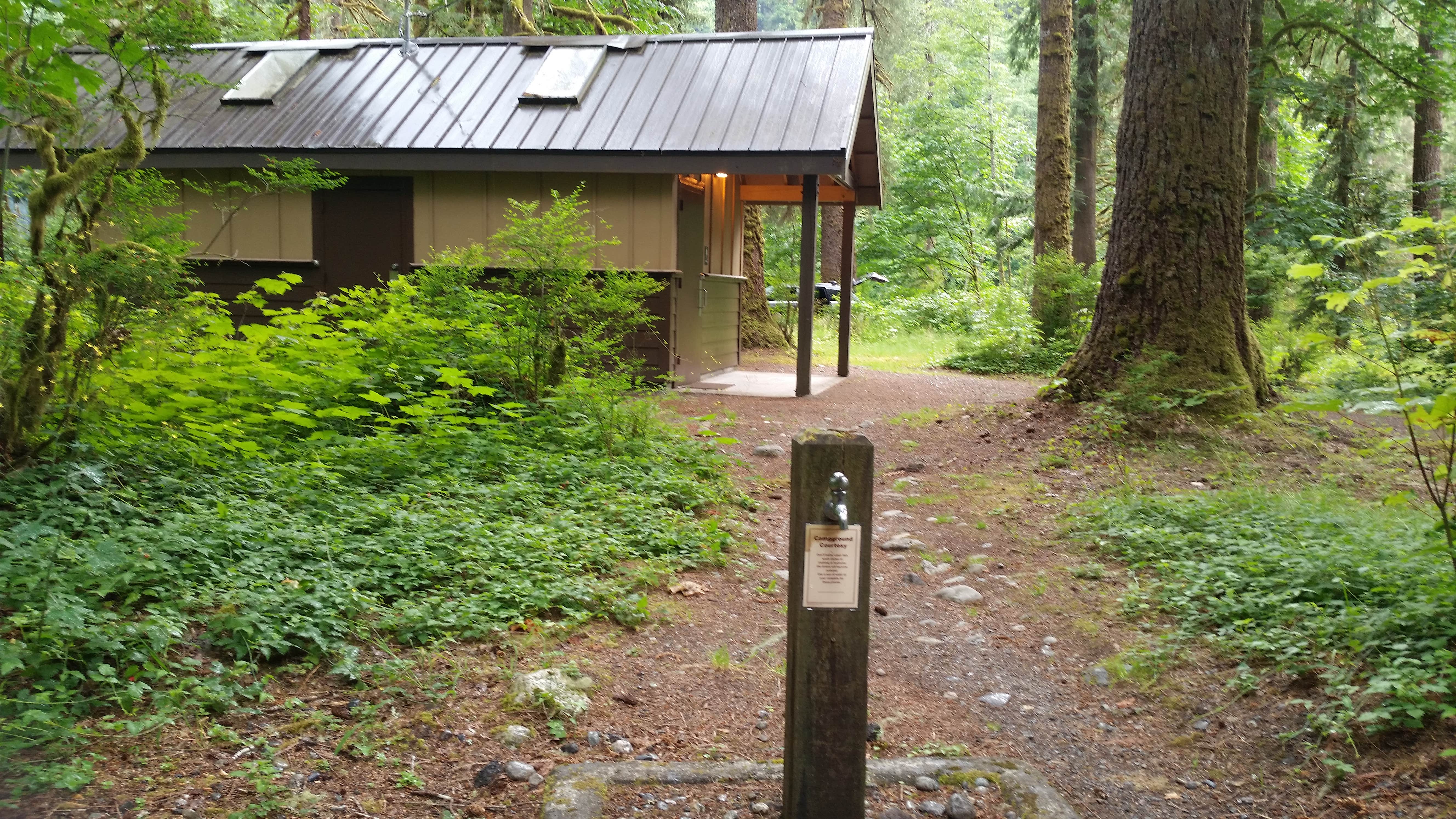 Spigot by the restrooms