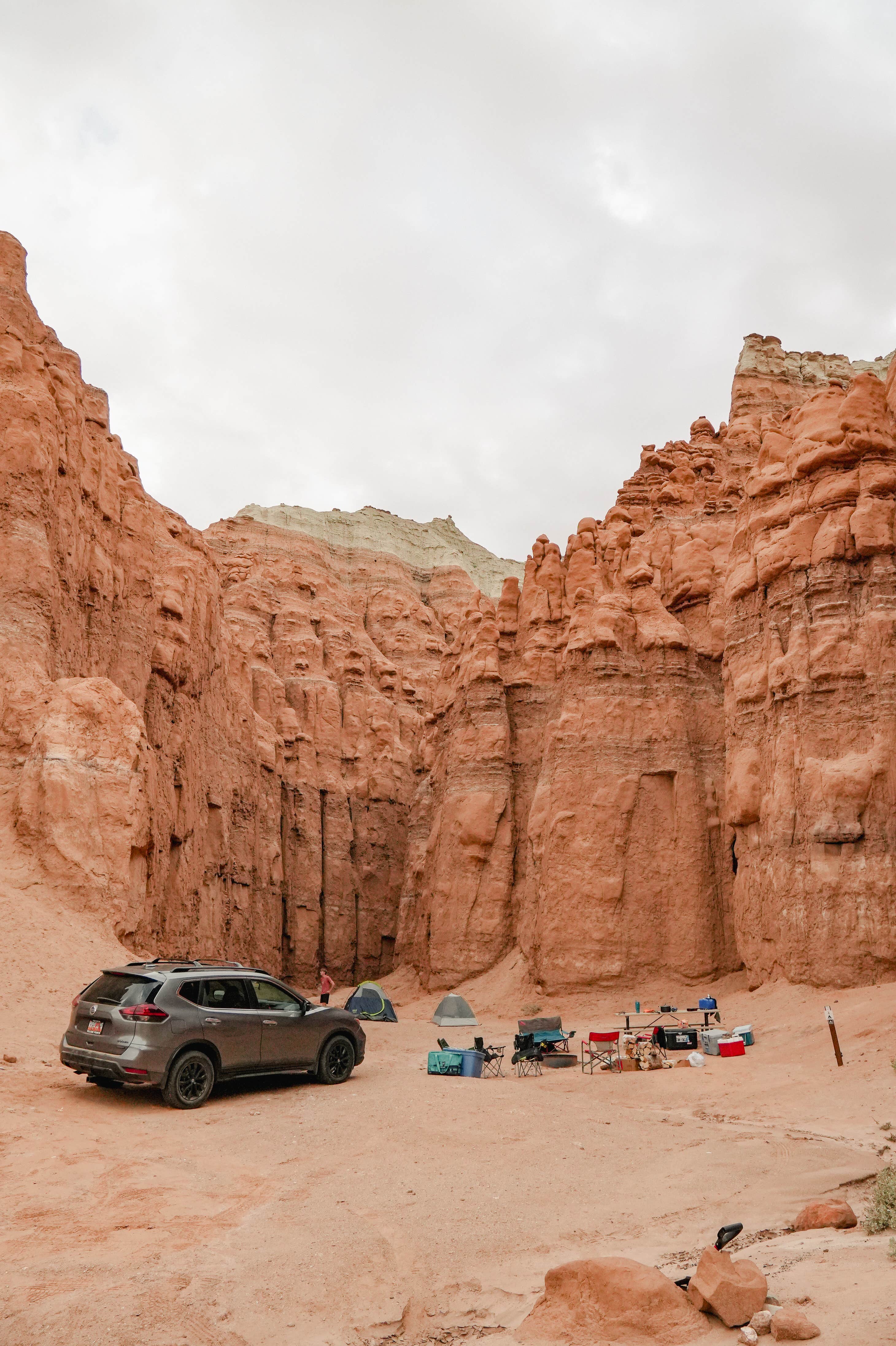 Hawkin S.'s photo of a dispersed camping area at Goblin Valley State Park - Behind the Butte Camping near Hanksville, UT