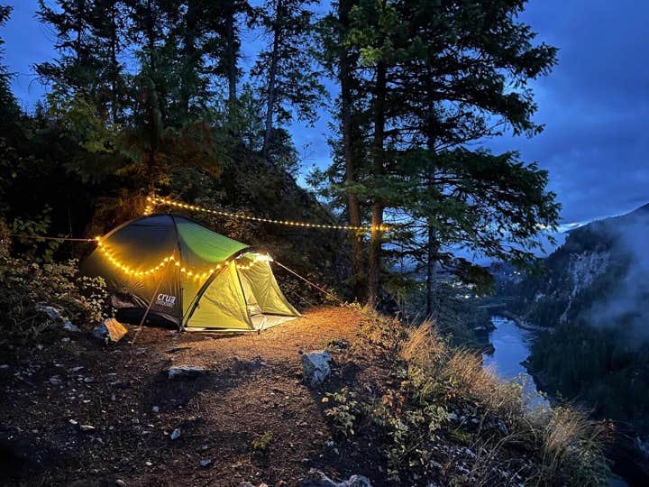 Jennifer B.'s photo of tent camping at Mountain Refuge Ranch near Naples, ID